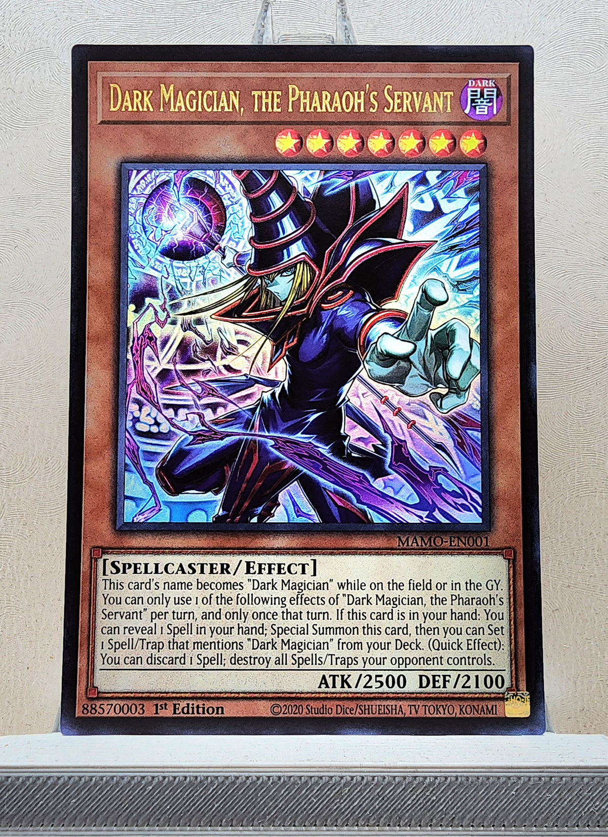Yugioh! 1x Dark Magician, the Pharaoh's Servant (MAMO - Ultra Rare) 1st Edition
