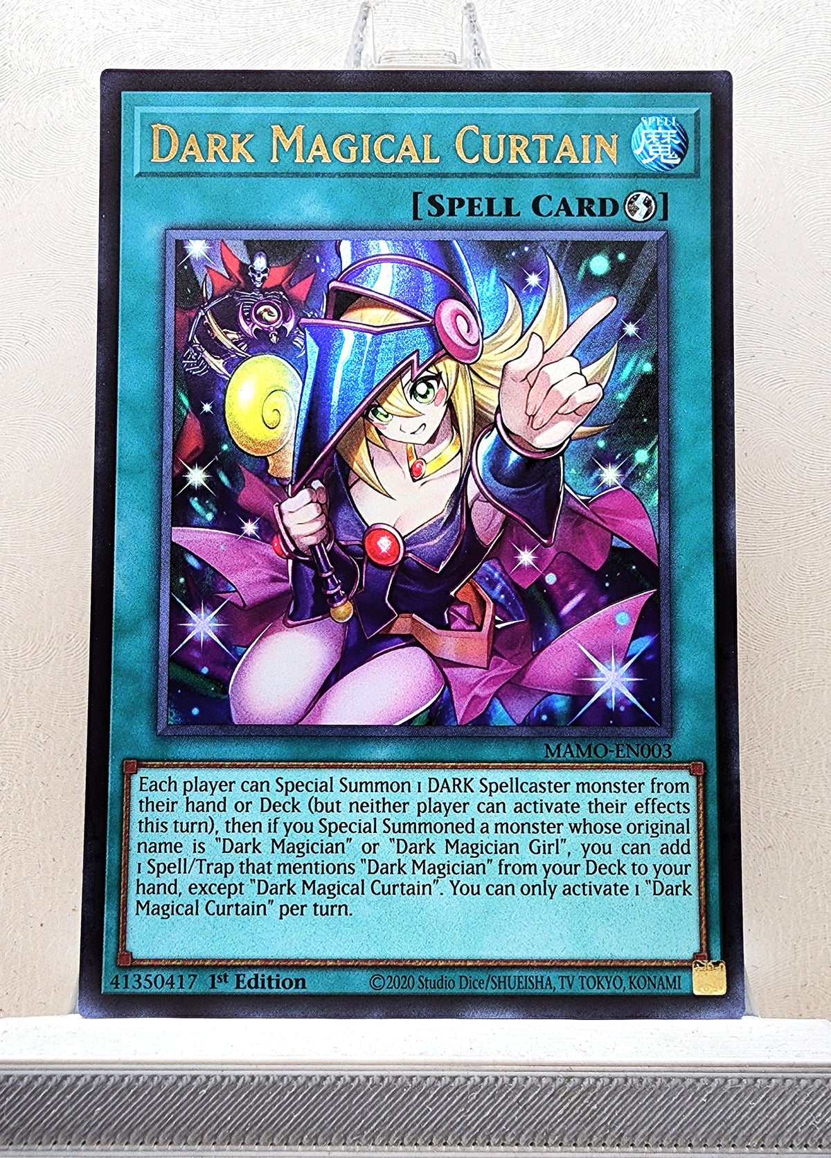 Yugioh! 1x Dark Magical Curtain (MAMO - Ultra Rare) 1st Edition