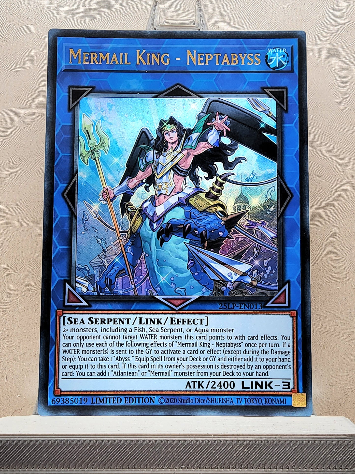 Yugioh! 1x Mermail King - Neptabyss (25LP - Ultra Rare) Limited Edition