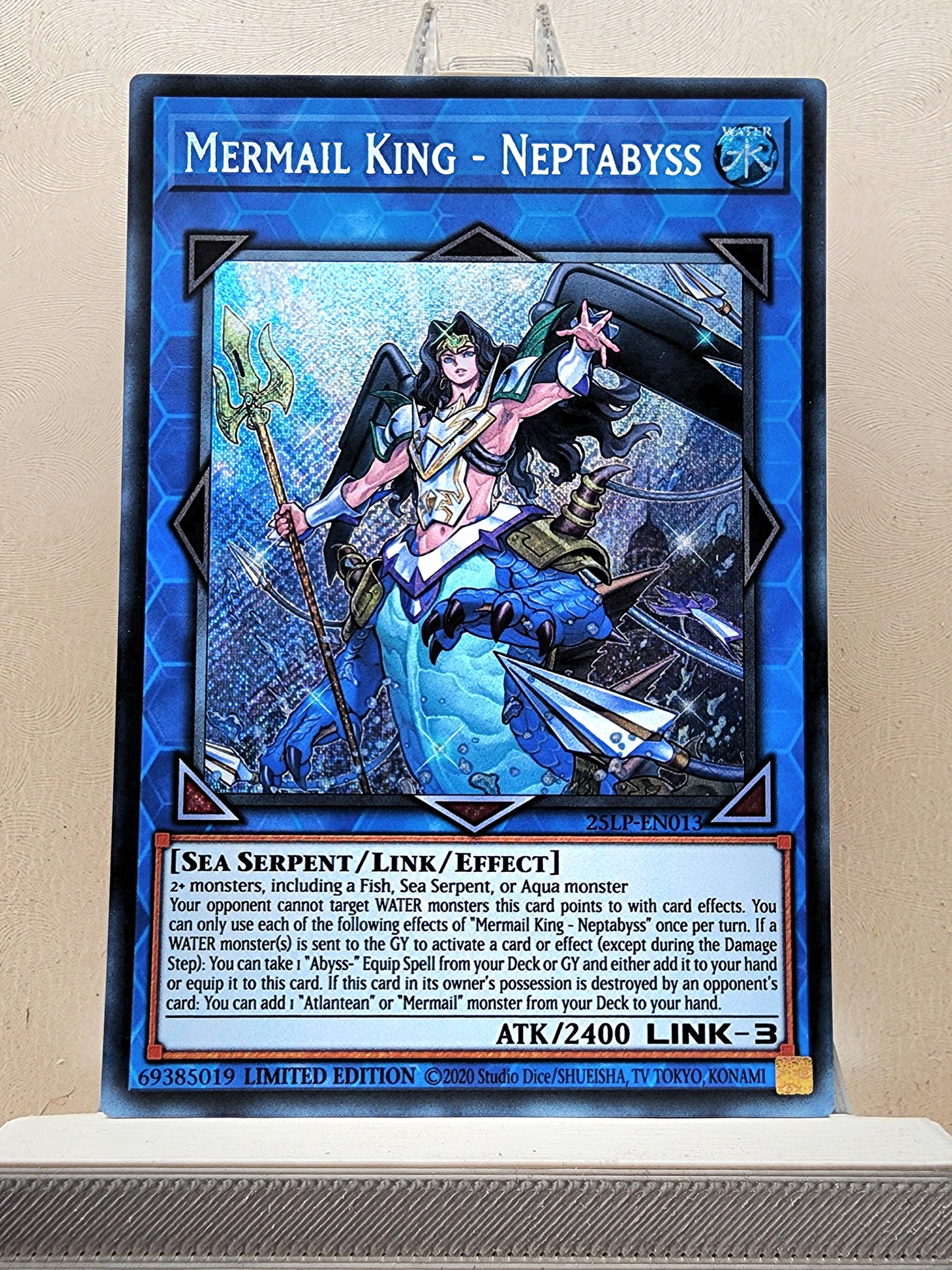 Yugioh! 1x Mermail King - Neptabyss (25LP - Secret Rare) Limited Edition