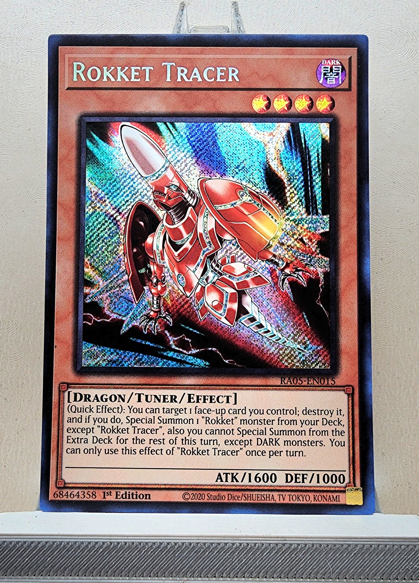 Yugioh! 1x Rokket Tracer (RA05 - Secret Rare) 1st Edition