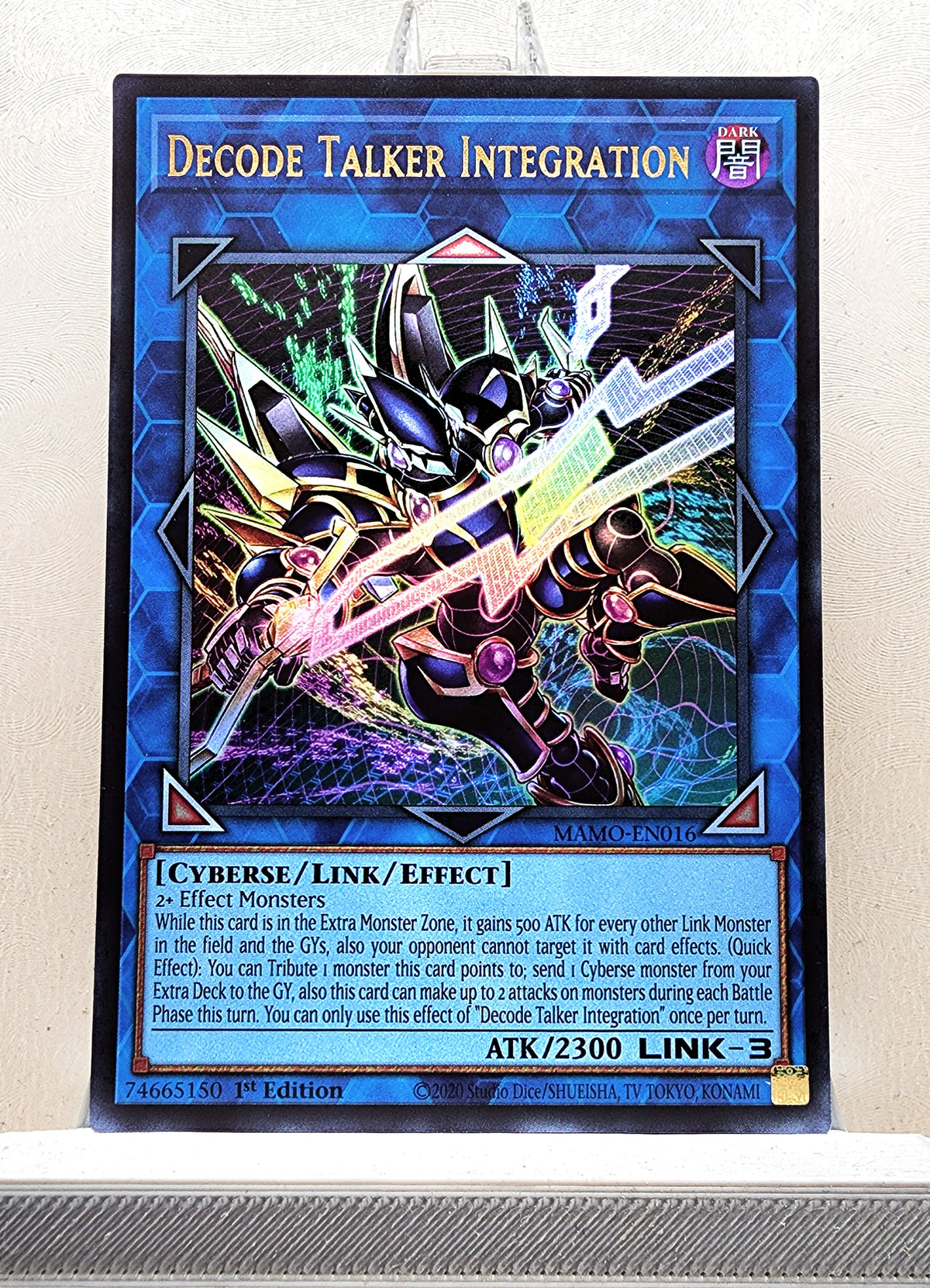 Yugioh! 1x Decode Talker Integration (MAMO - Ultra Rare) 1st Edition