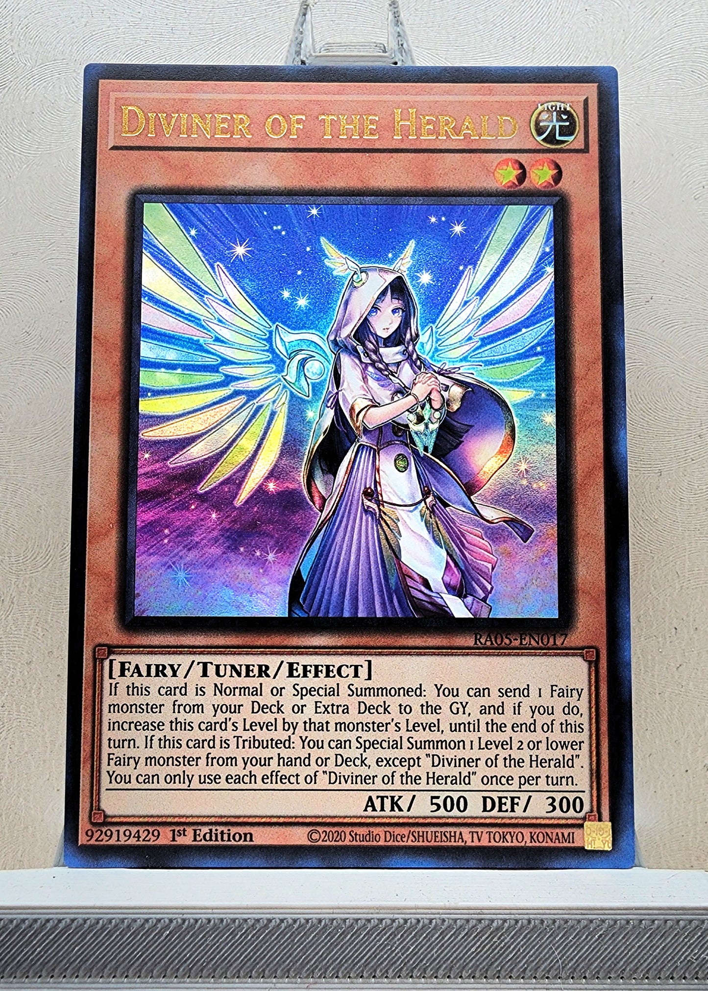 Yugioh! 1x Diviner of the Herald (RA05 - Ultra Rare) 1st Edition