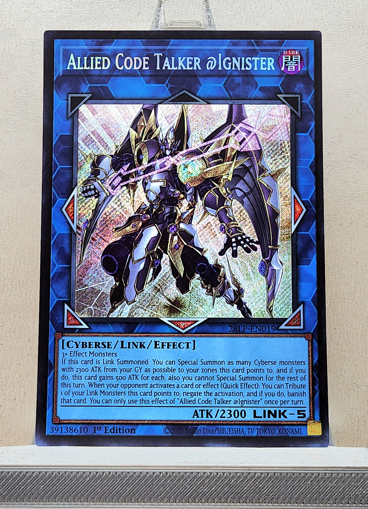 Yugioh! 1x Allied Code Talker @Ignister (26LP - Secret Rare) Limited Edition