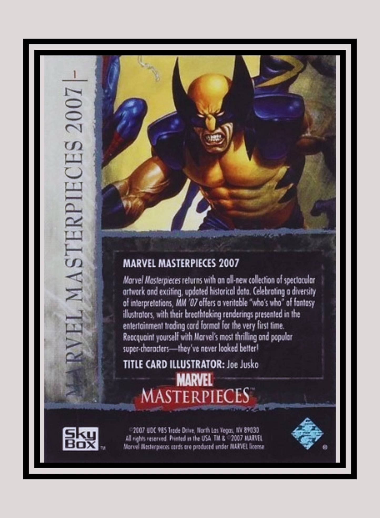 Marvel! 1x Marvel Masterpieces - Base (#01 - 2007 Upper Deck Marvel Masterpieces)