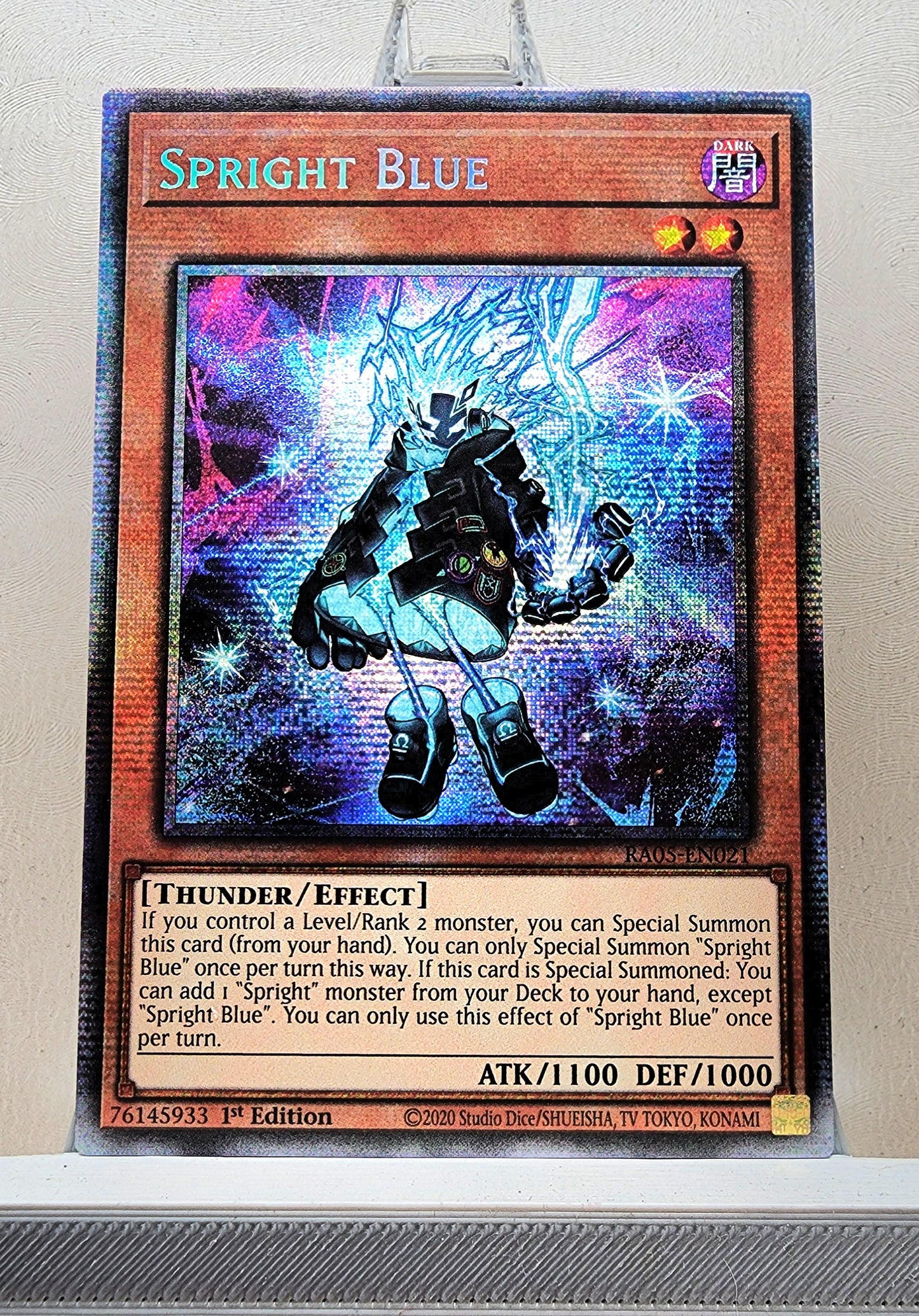 Yugioh! 1x Spright Blue (RA05 - Starlight Rare) 1st Edition