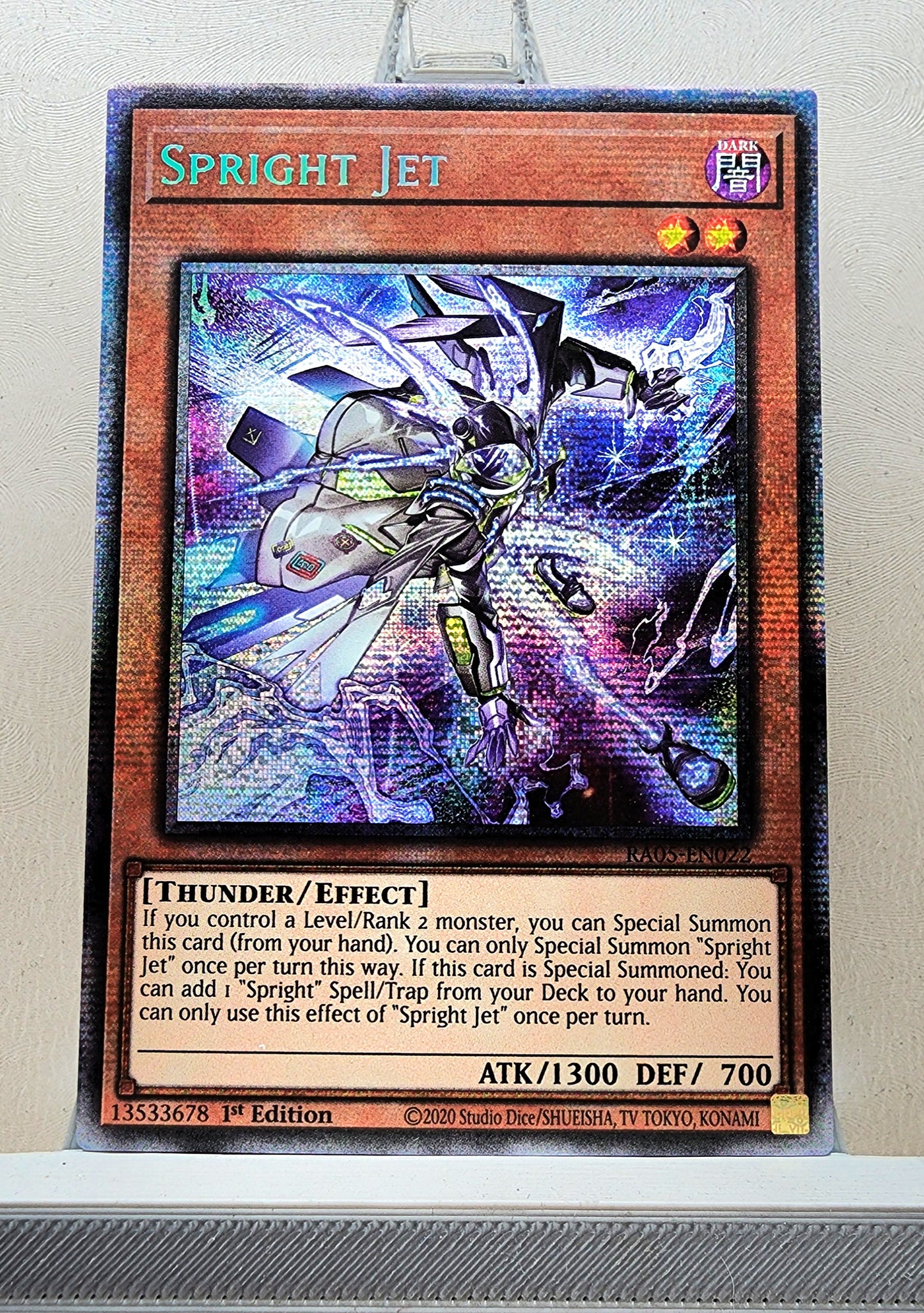 Yugioh! 1x Spright Jet (RA05 - Starlight Rare) 1st Edition