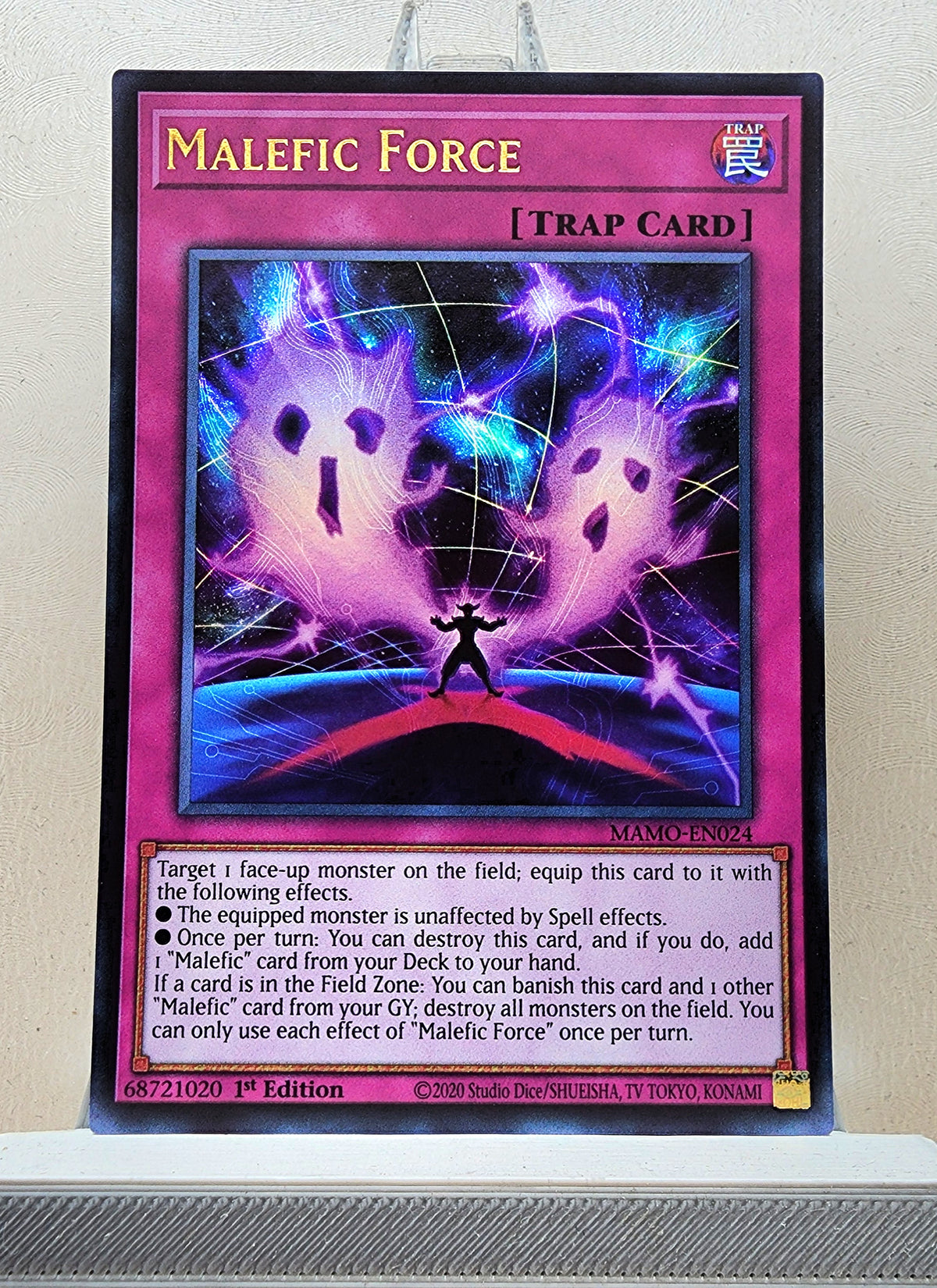 Yugioh! 1x Malefic Force (MAMO - Ultra Rare) 1st Edition