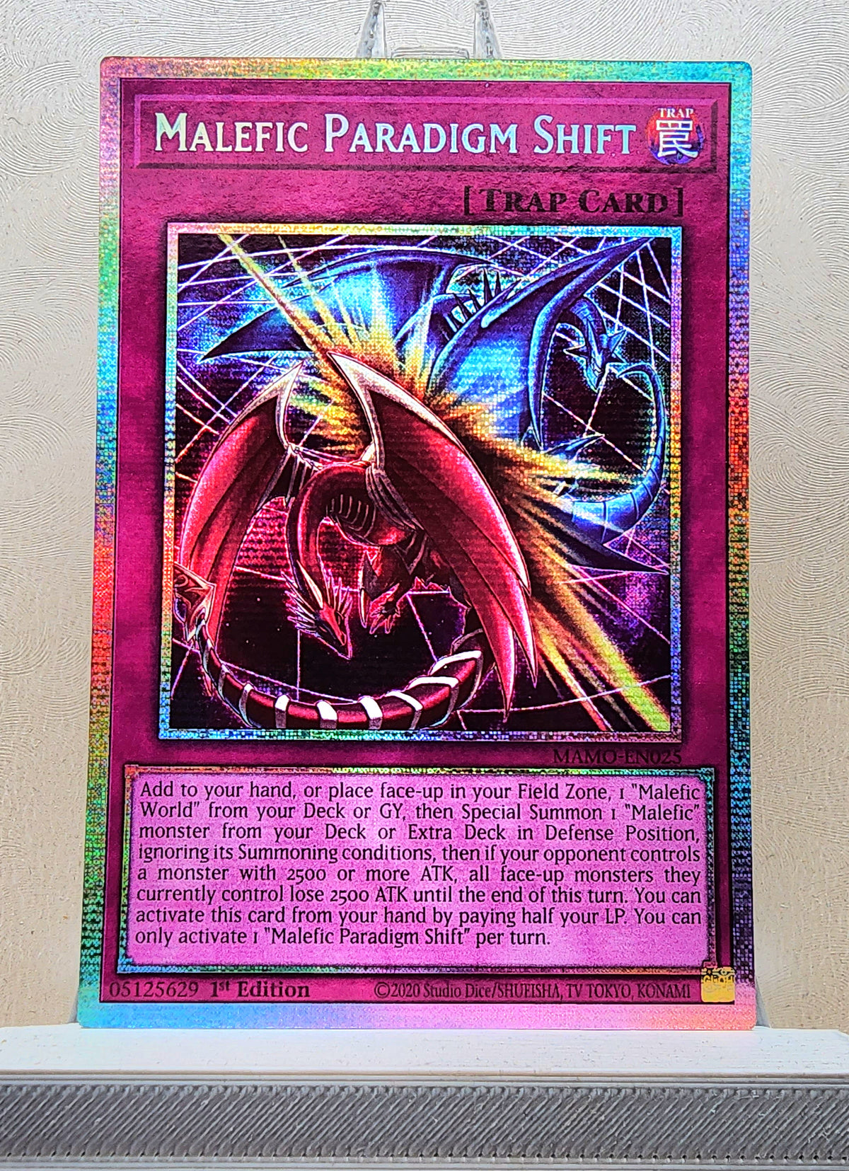 Yugioh! 1x Malefic Paradigm Shift (MAMO - Starlight Rare) 1st Edition