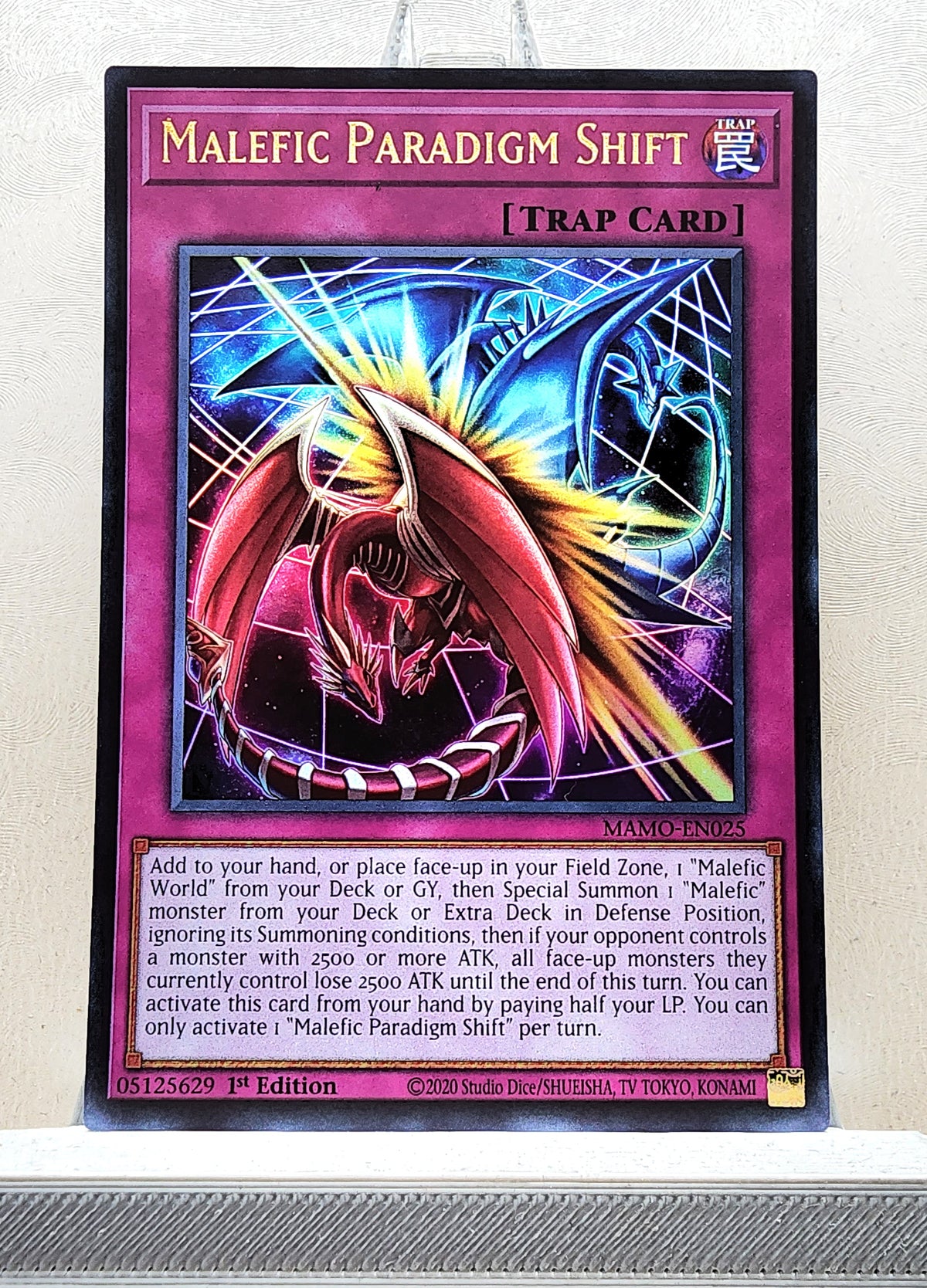 Yugioh! 1x Malefic Paradigm Shift (MAMO - Ultra Rare) 1st Edition
