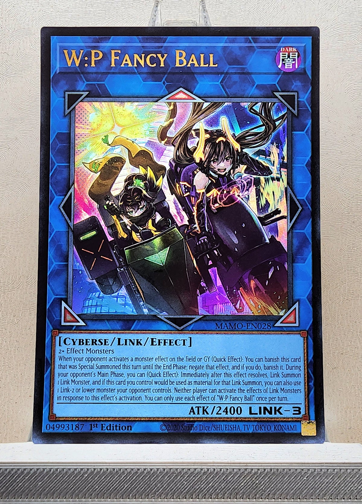 Yugioh! 1x W:P Fancy Ball (MAMO - Ultra Rare) 1st Edition