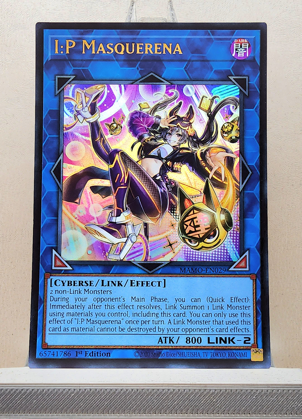 Yugioh! 1x I:P Masquerena New Art (MAMO - Ultra Rare) 1st Edition