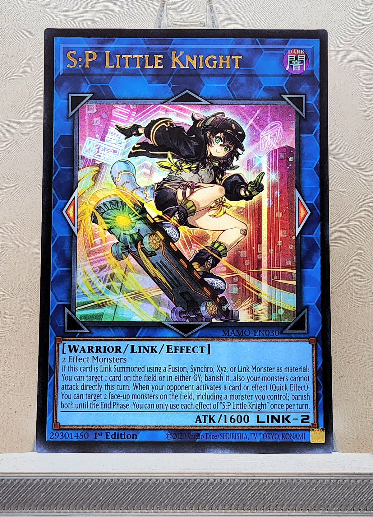 Yugioh! 1x S:P Little Knight New Art (MAMO - Ultra Rare) 1st Edition