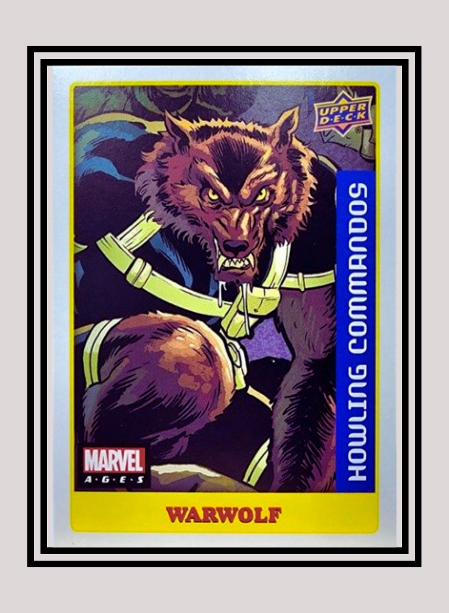 Marvel! 1x Warwolf - Sticker (#034 - 2020 Upper Deck Marvel Ages)