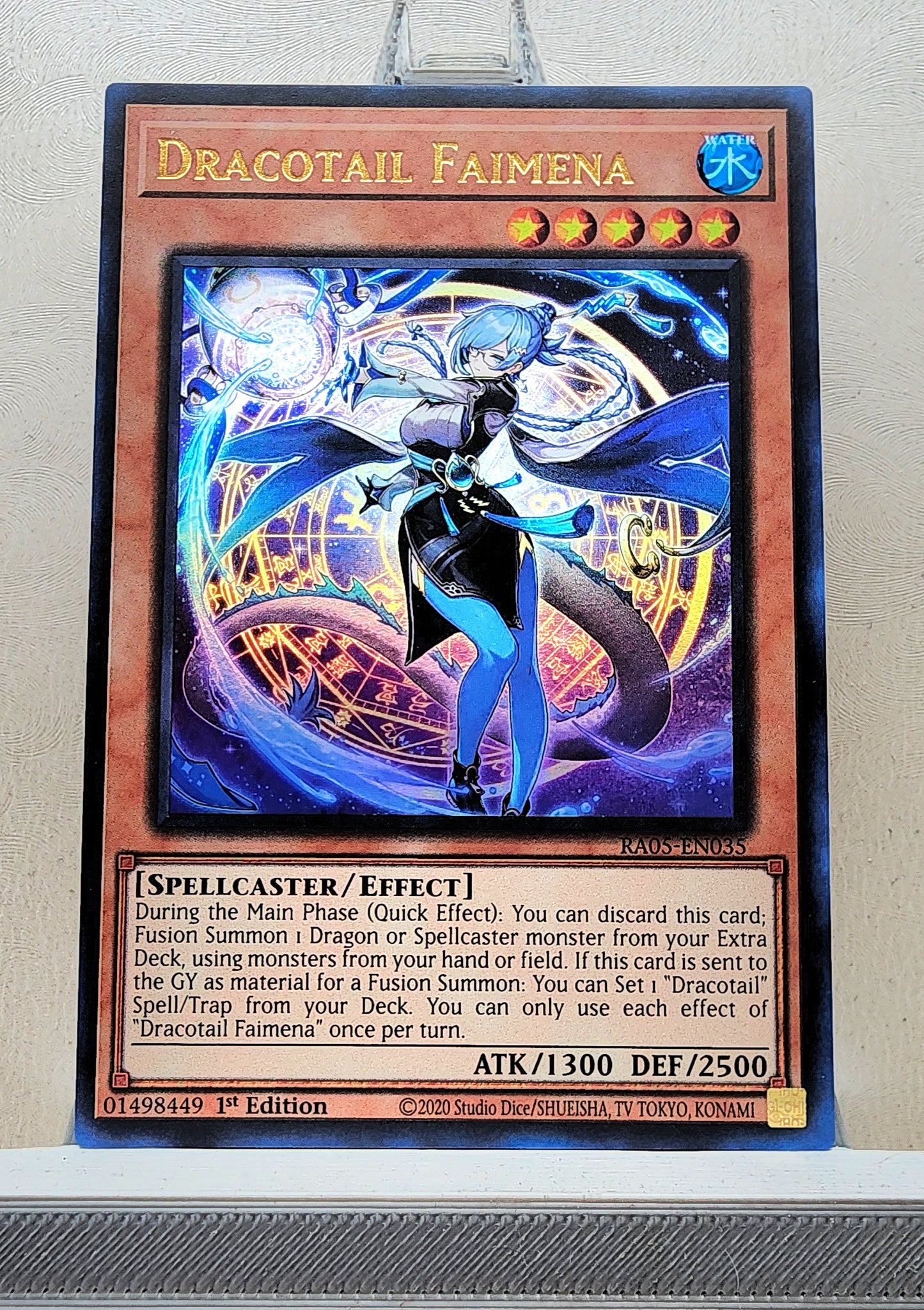 Yugioh! 1x Dracotail Faimena (RA05 - Ultra Rare) 1st Edition
