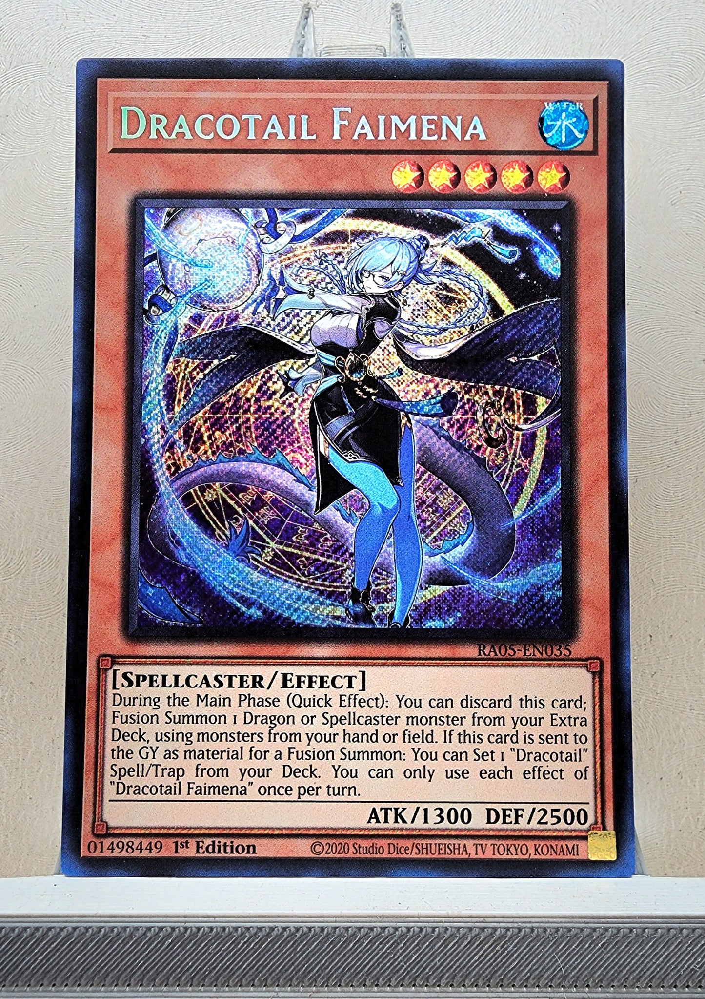 Yugioh! 1x Dracotail Faimena (RA05 - Secret Rare) 1st Edition
