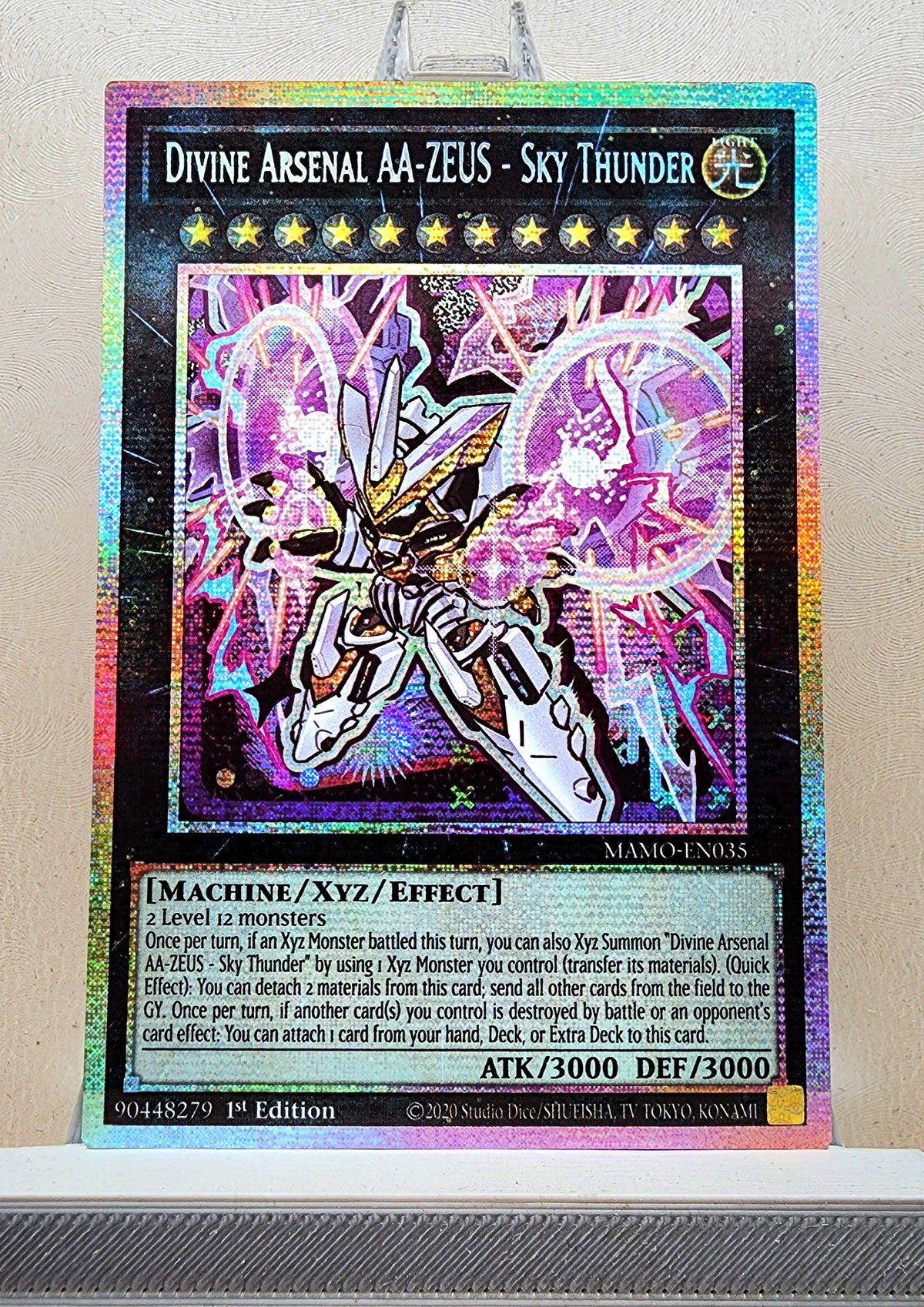 Yugioh! 1x Divine Arsenal AA-ZEUS - Sky Thunder Chibi Artwork (MAMO - Starlight Rare) 1st Edition
