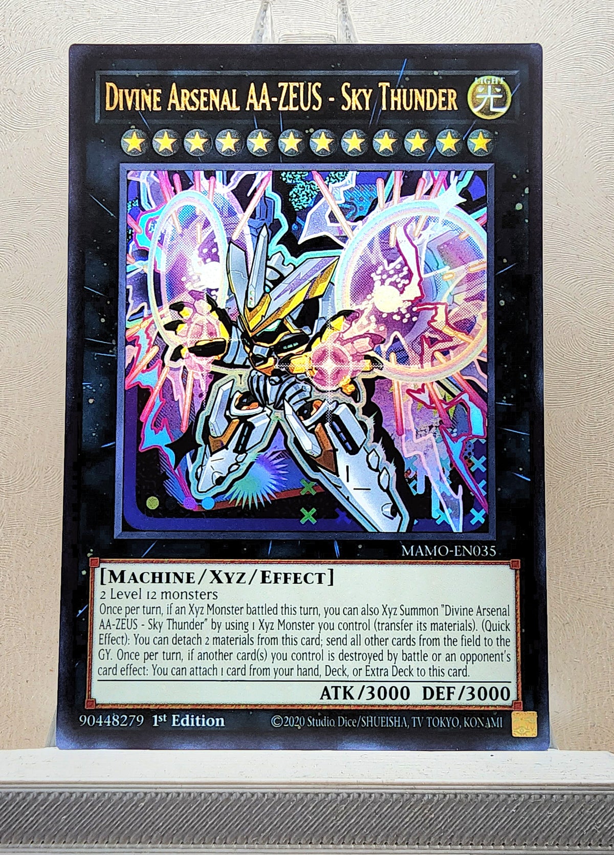 Yugioh! 1x Divine Arsenal AA-ZEUS - Sky Thunder Chibi Artwork (MAMO - Ultra Rare) 1st Edition