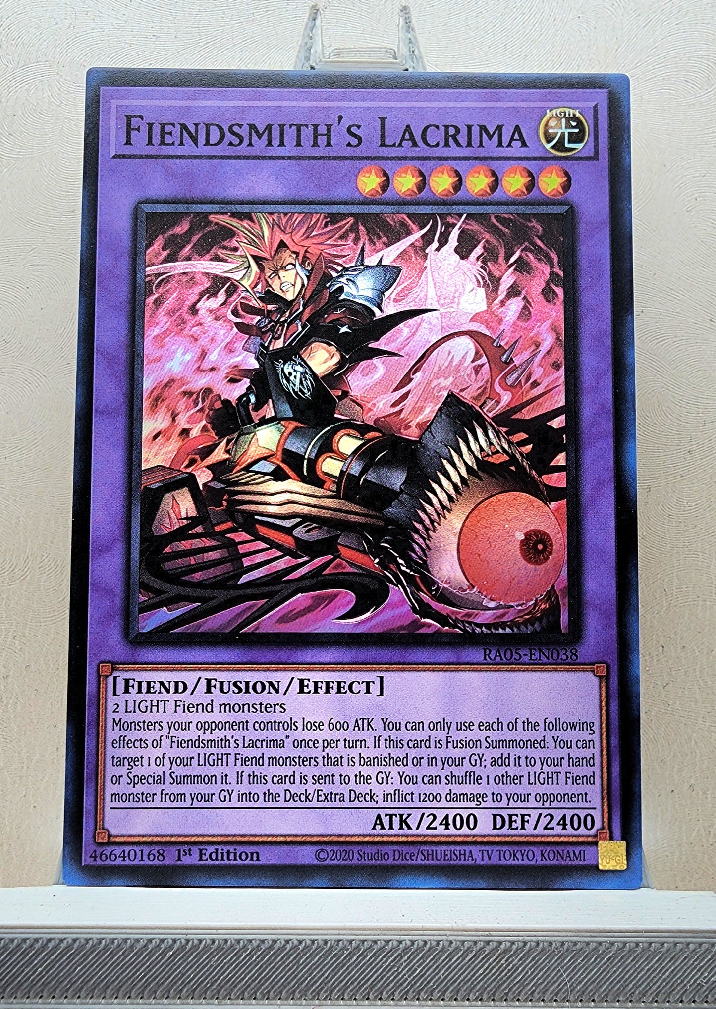 Yugioh! 1x Fiendsmith's Lacrima (RA05 - Super Rare) 1st Edition