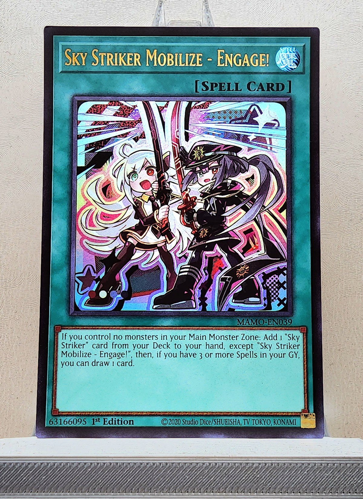 Yugioh! 1x Sky Striker Mobilize - Engage Chibi Artwork (MAMO - Ultra Rare) 1st Edition