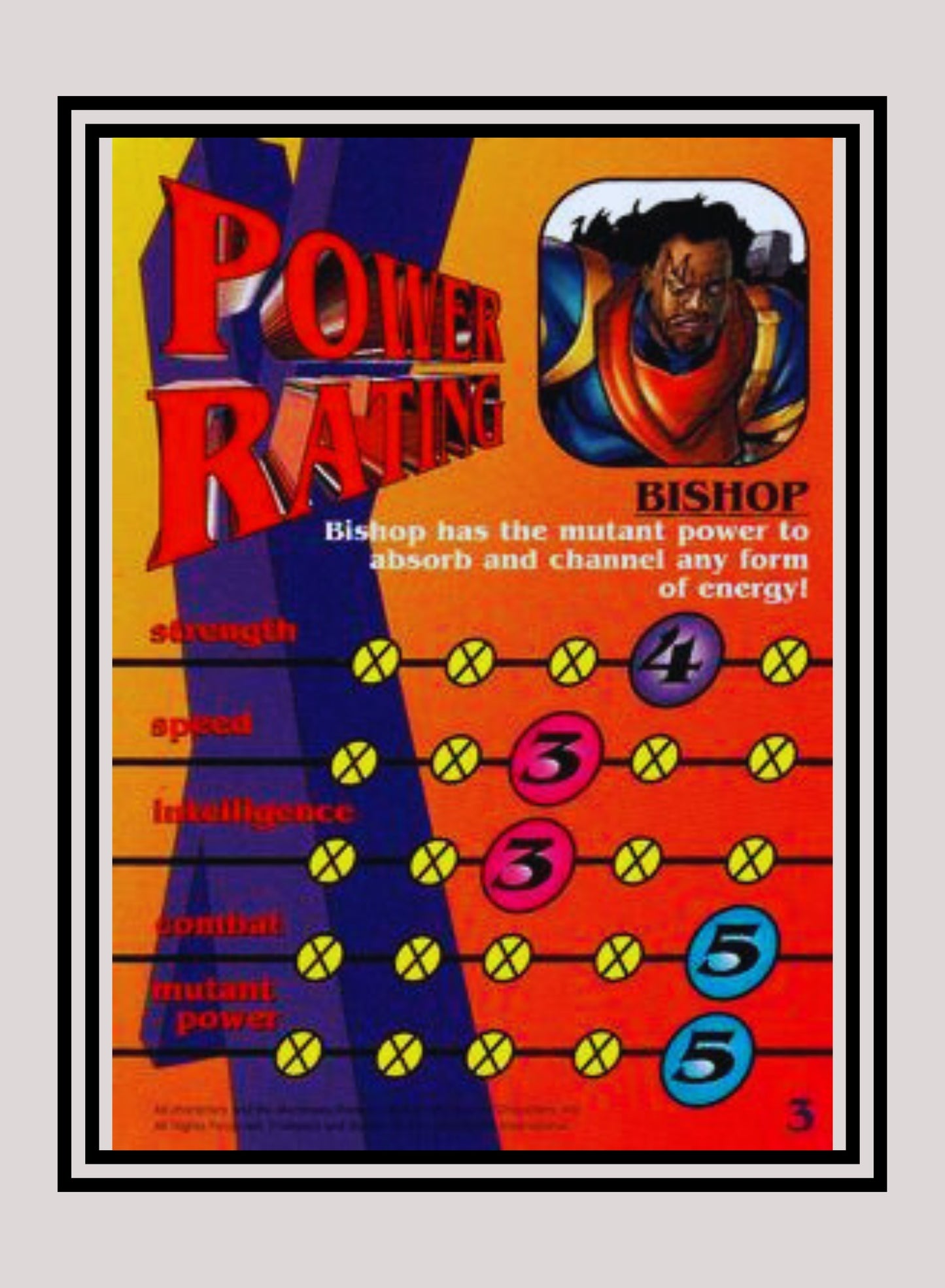 Marvel! 1x Bishop - Base (#03 - 1997 Fleer X-Men International)