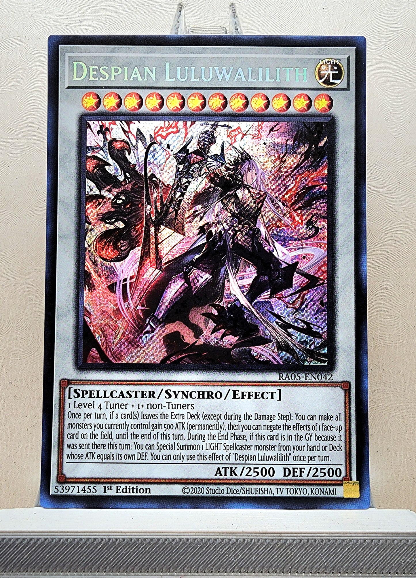 Yugioh! 1x Despian Luluwalilith (RA05 - Secret Rare) 1st Edition