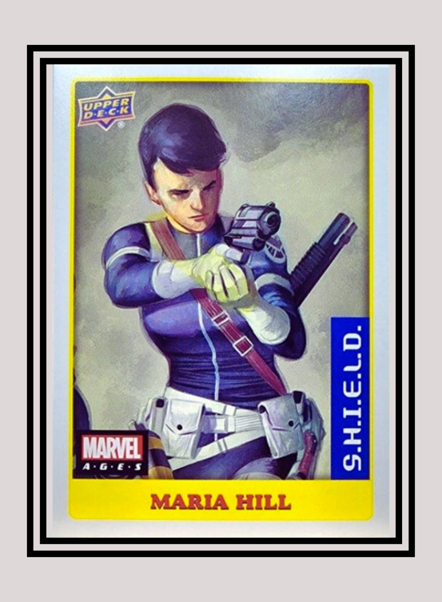Marvel! 1x Maria Hill - Sticker (#042 - 2020 Upper Deck Marvel Ages)