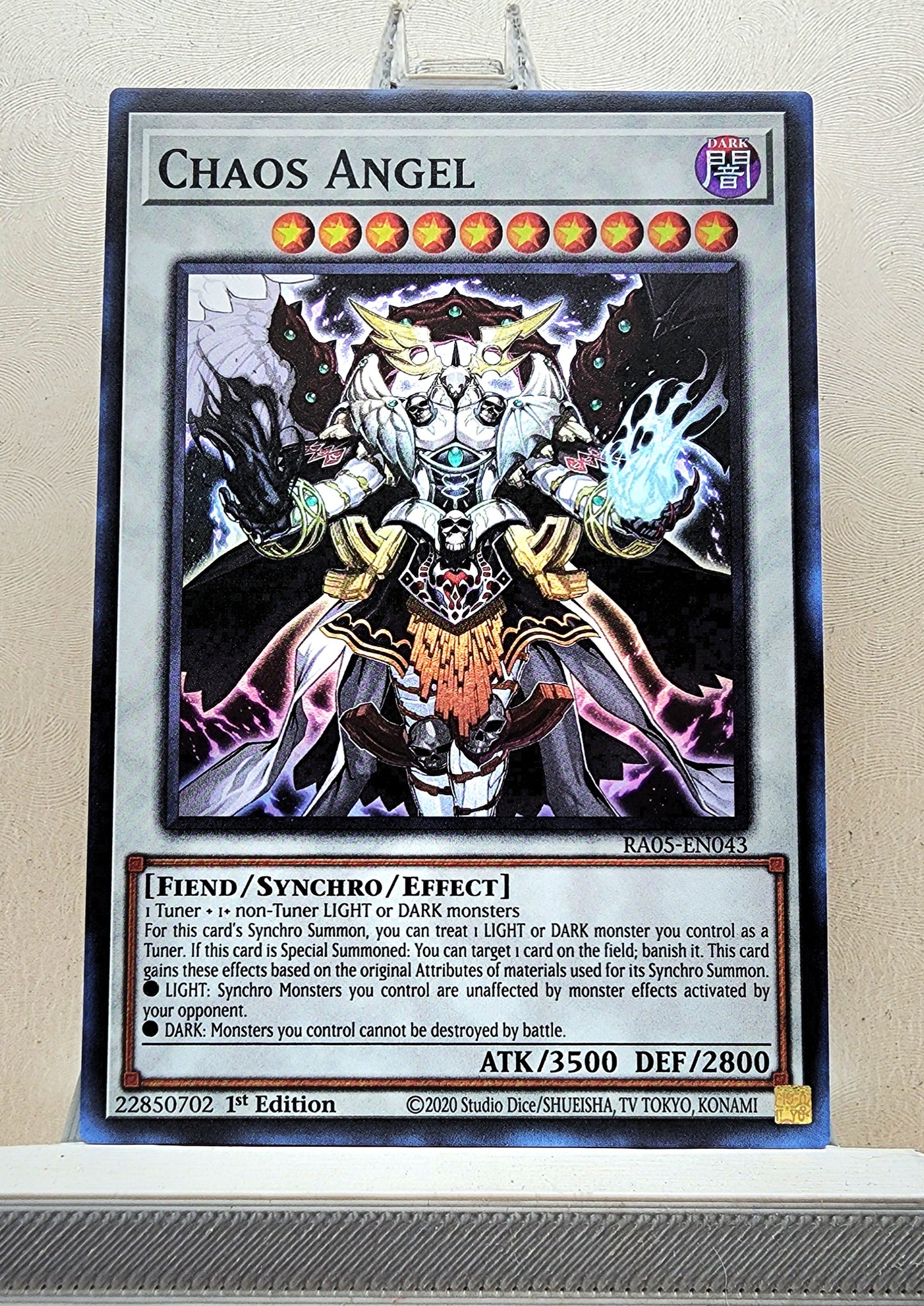 Yugioh! 1x Chaos Angel (RA05 - Super Rare) 1st Edition