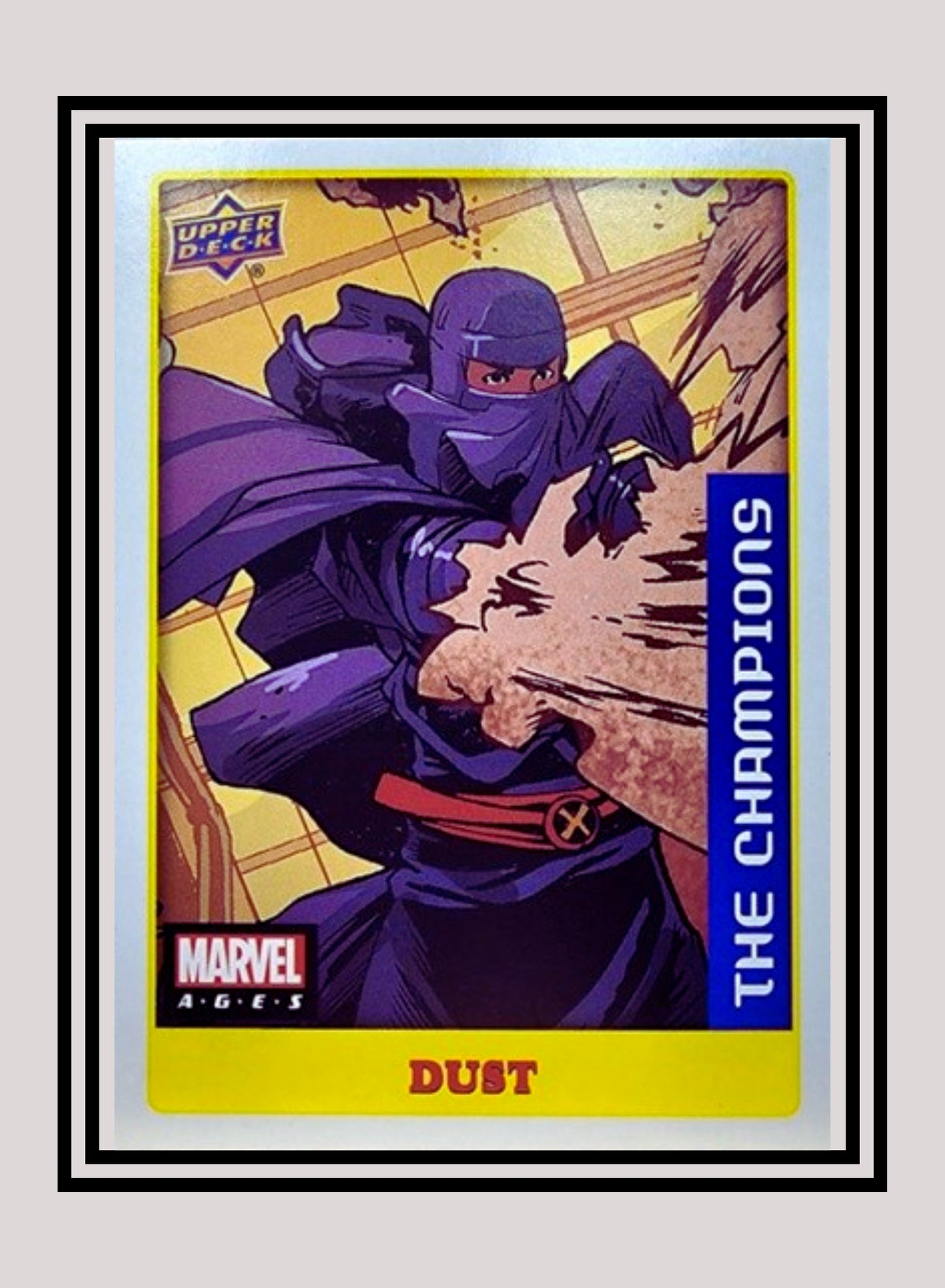 Marvel! 1x Dust - Sticker (#045 - 2020 Upper Deck Marvel Ages)