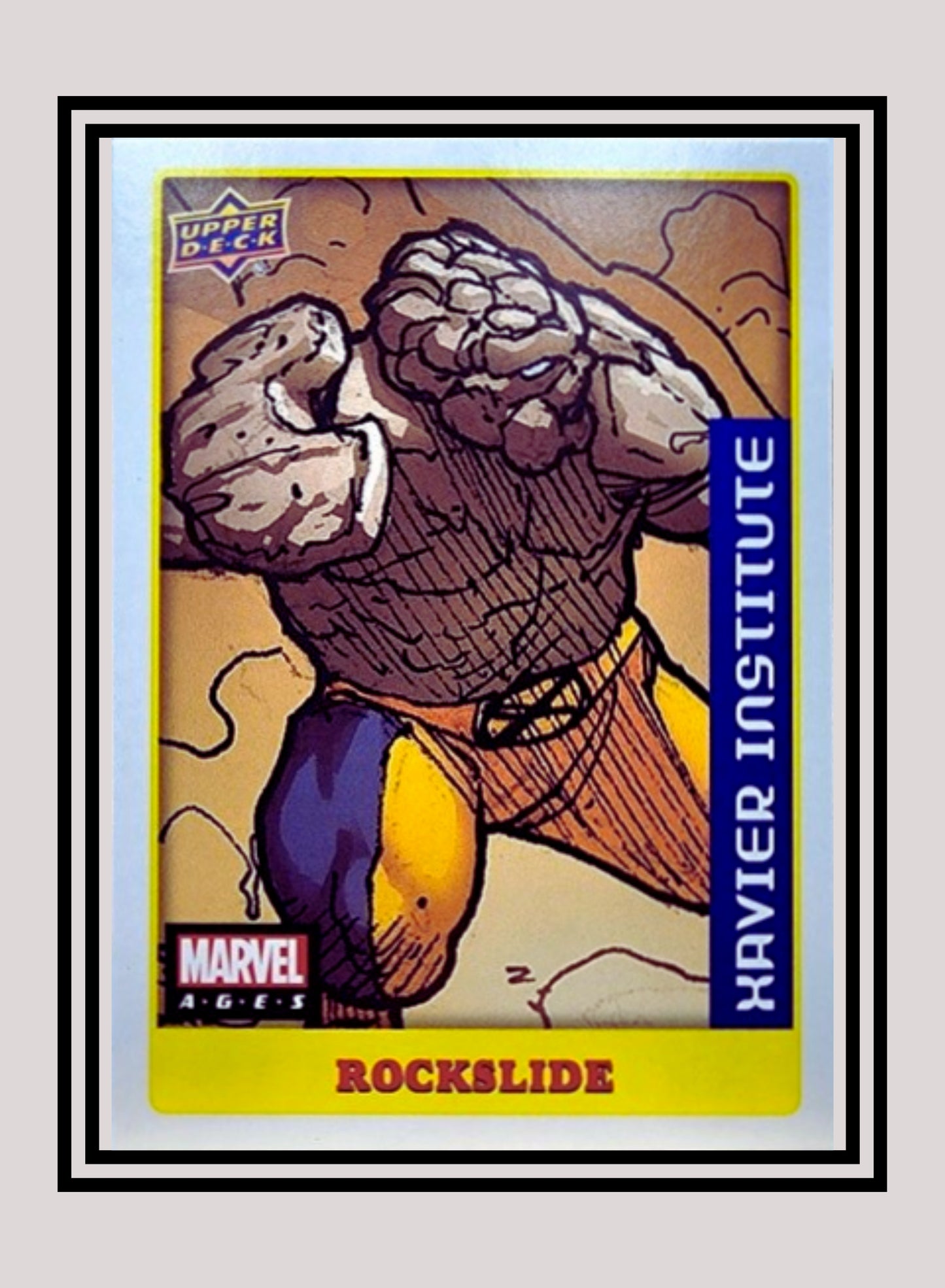 Marvel! 1x Rockslide - Sticker (#047 - 2020 Upper Deck Marvel Ages)