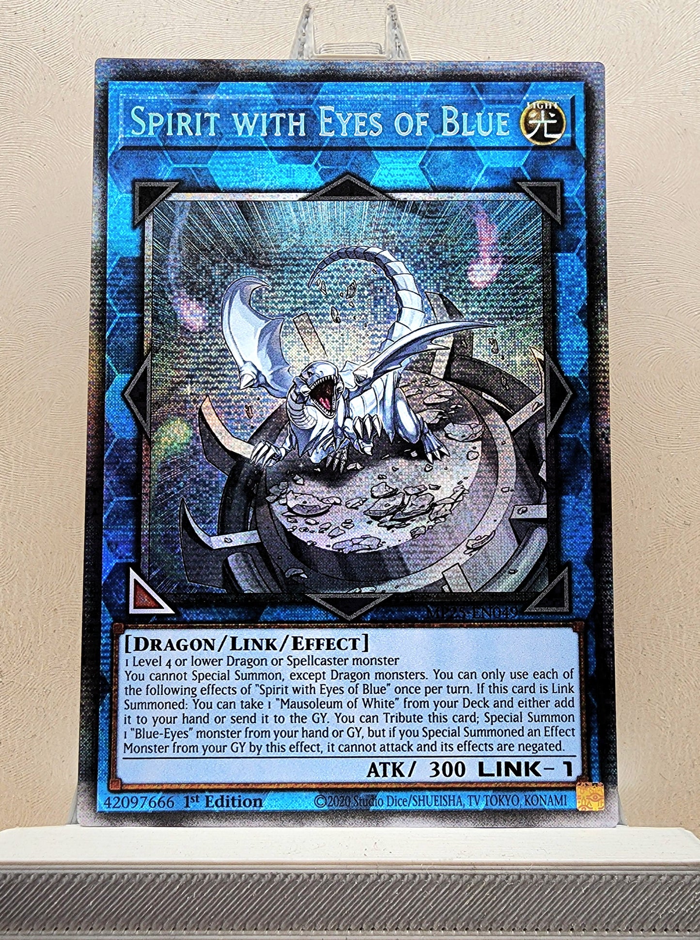Yugioh! 1x Spirit with Eyes of Blue (MP25 - Starlight Rare) 1st Edition