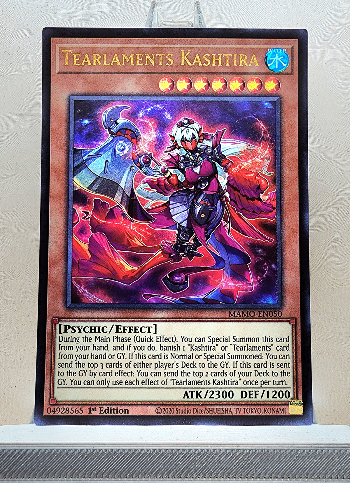Yugioh! 1x Tearlaments Kashtira (MAMO - Ultra Rare) 1st Edition