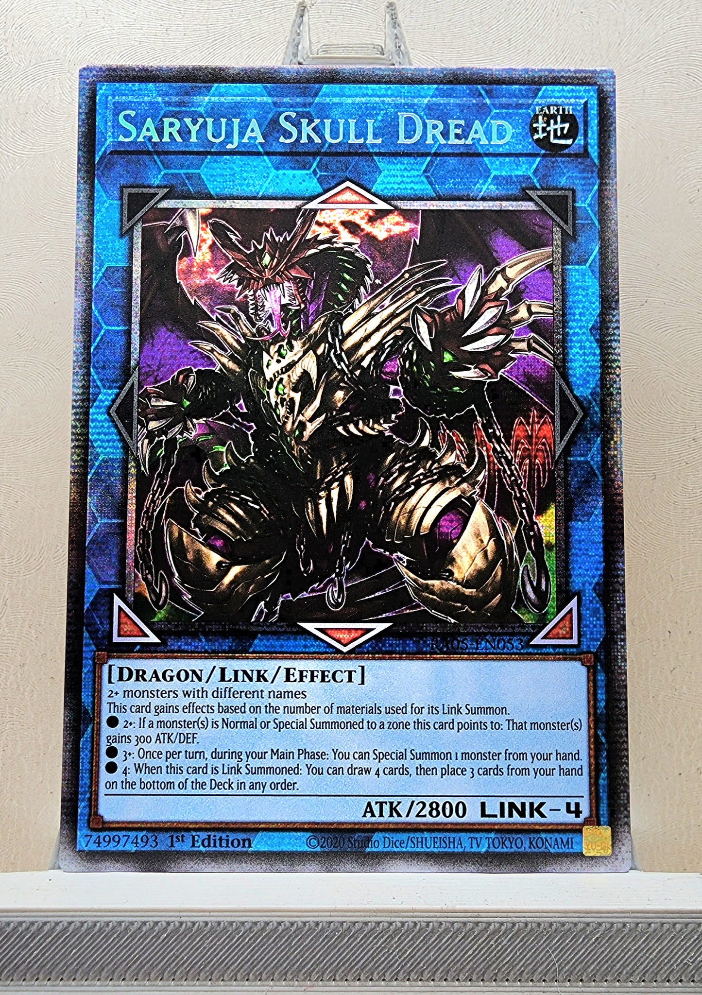 Yugioh! 1x Saryuja Skull Dread (RA05 - Starlight Rare) 1st Edition