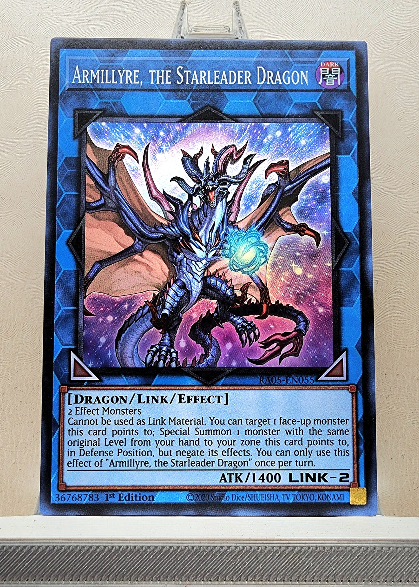Yugioh! 1x Armillyre, the Starleader Dragon (RA05 - Super Rare) 1st Edition