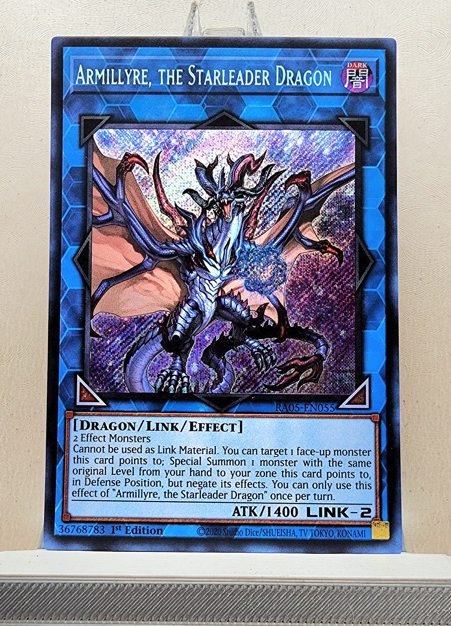 Yugioh! 1x Armillyre, the Starleader Dragon (RA05 - Secret Rare) 1st Edition