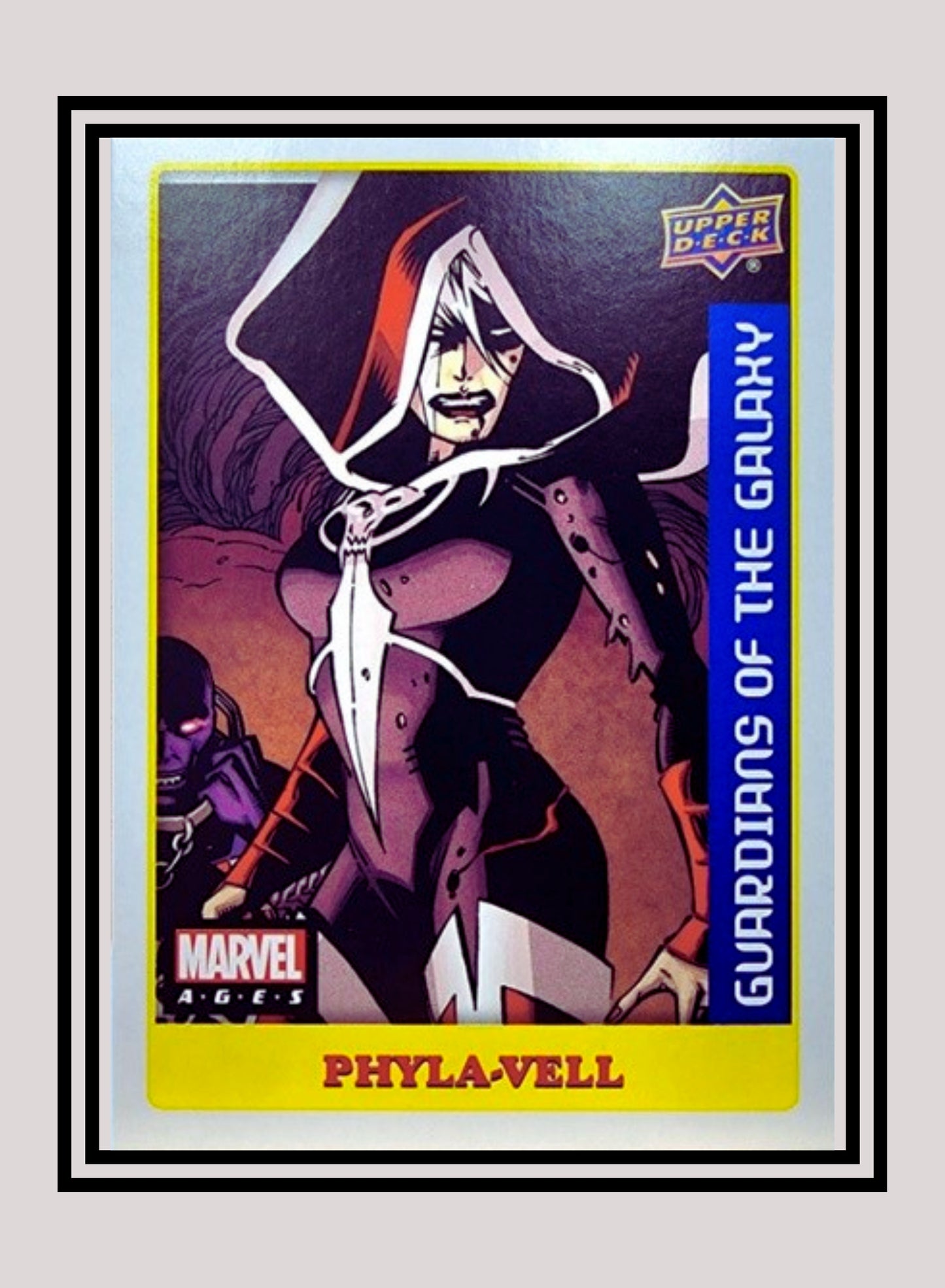 Marvel! 1x Phyla-Vell - Sticker (#057 - 2020 Upper Deck Marvel Ages)