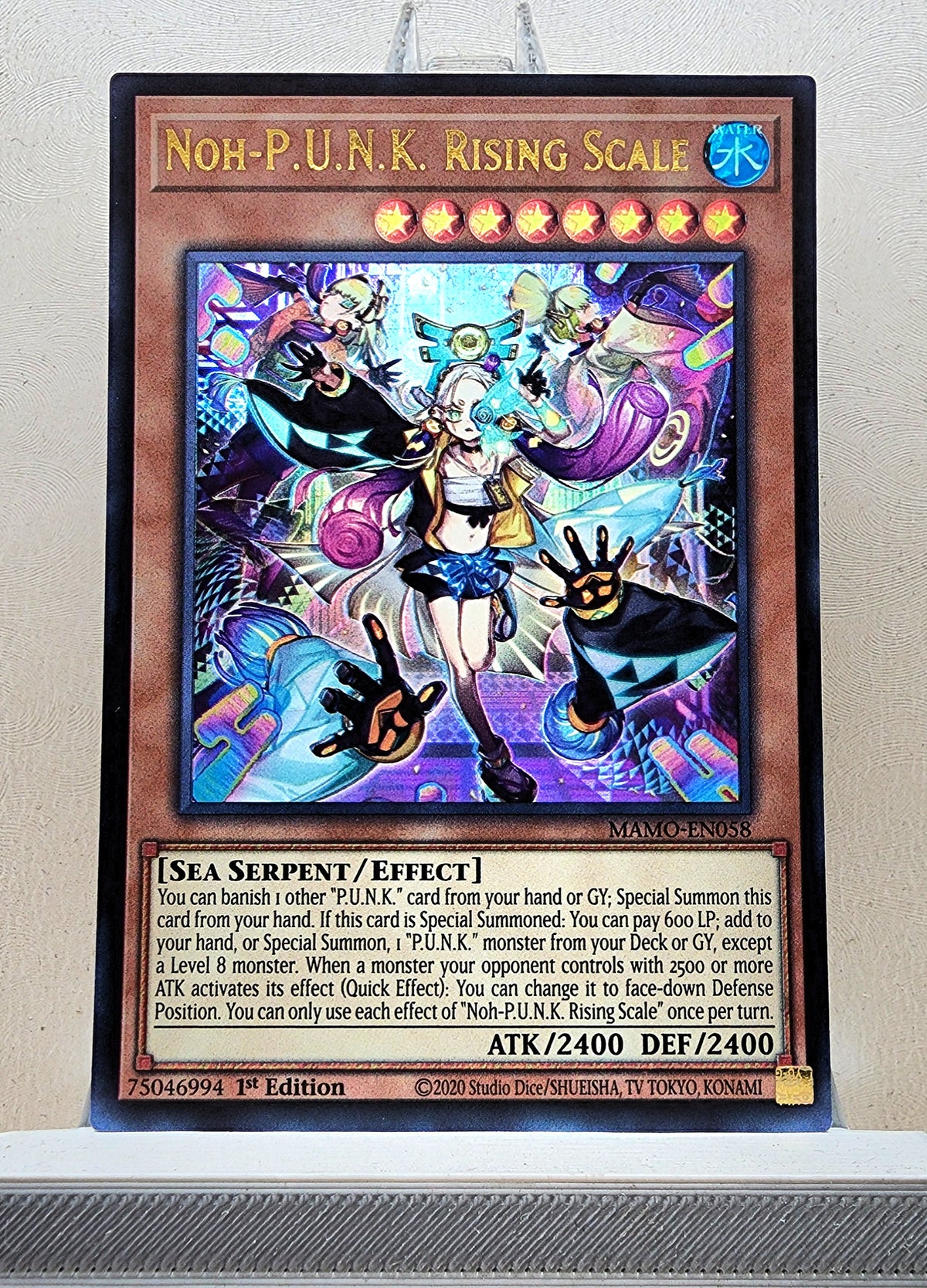 Yugioh! 1x Noh-P.U.N.K. Rising Scale (MAMO - Ultra Rare) 1st Edition