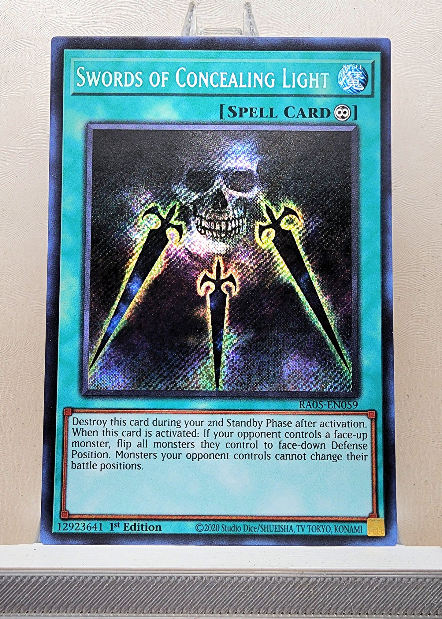 Yugioh! 1x Swords of Concealing Light (RA05 - Secret Rare) 1st Edition