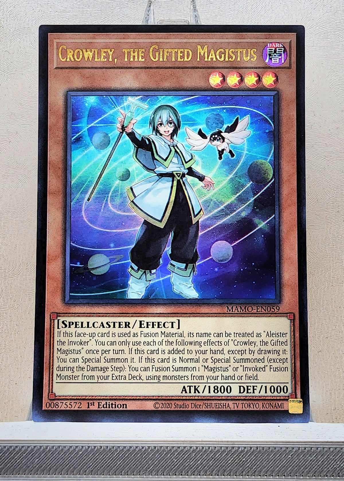 Yugioh! 1x Crowley, the Gifted Magistus (MAMO - Ultra Rare) 1st Edition