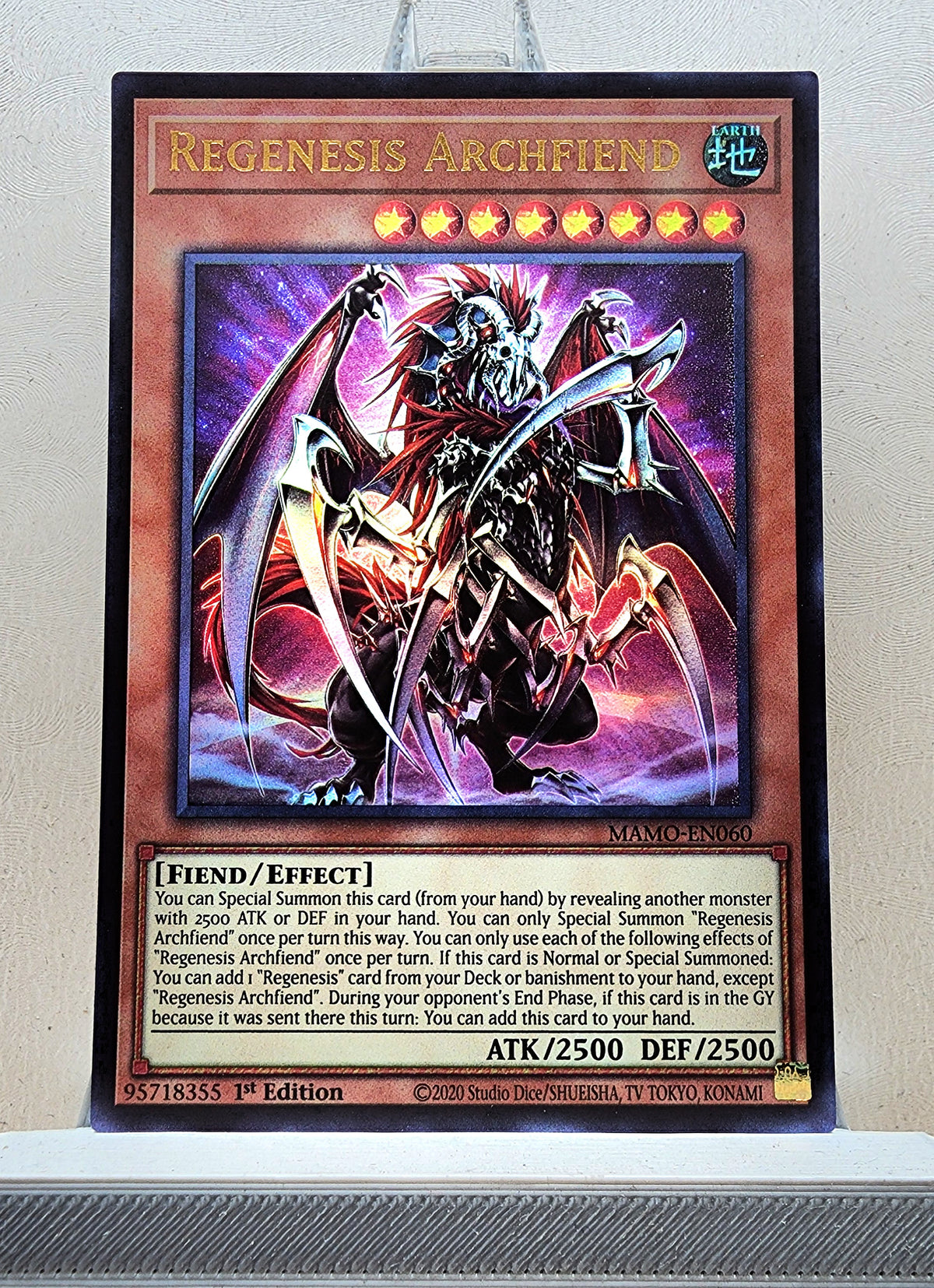 Yugioh! 1x Regenesis Archfiend (MAMO - Ultra Rare) 1st Edition