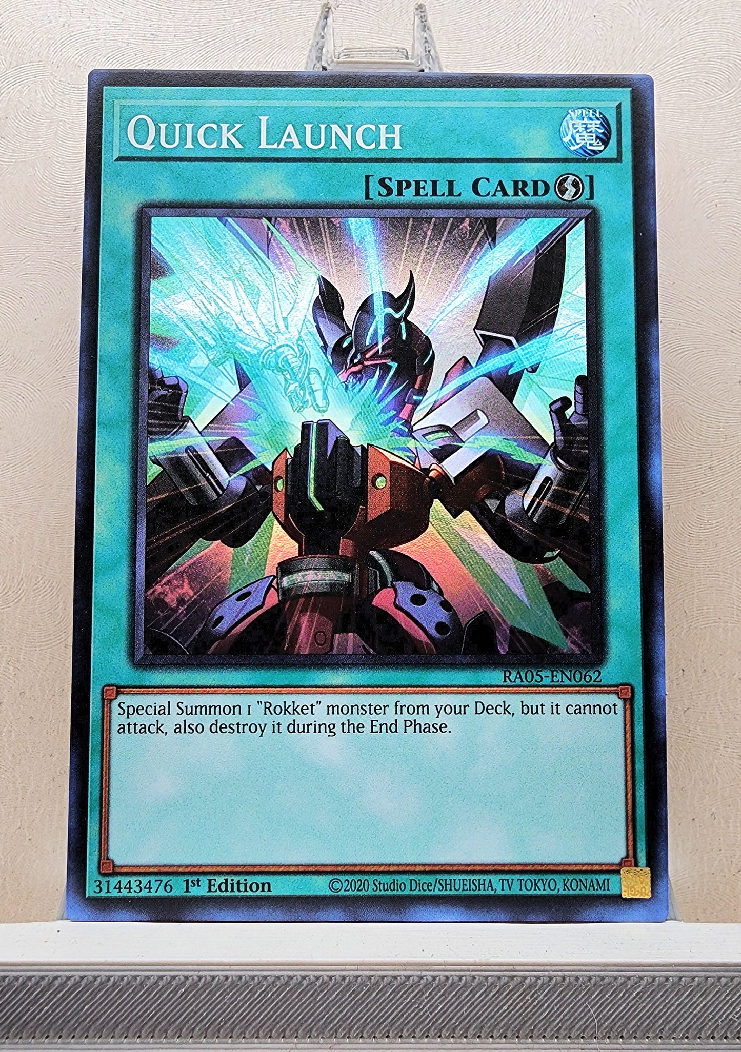 Yugioh! 1x Quick Launch (RA05 - Super Rare) 1st Edition