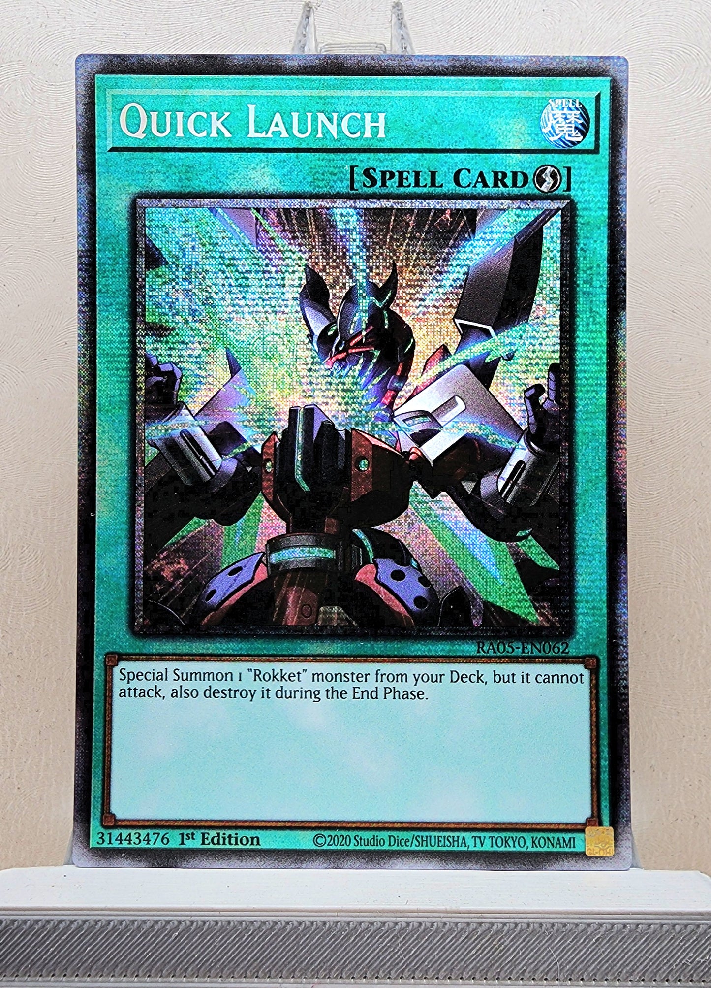 Yugioh! 1x Quick Launch (RA05 - Starlight Rare) 1st Edition