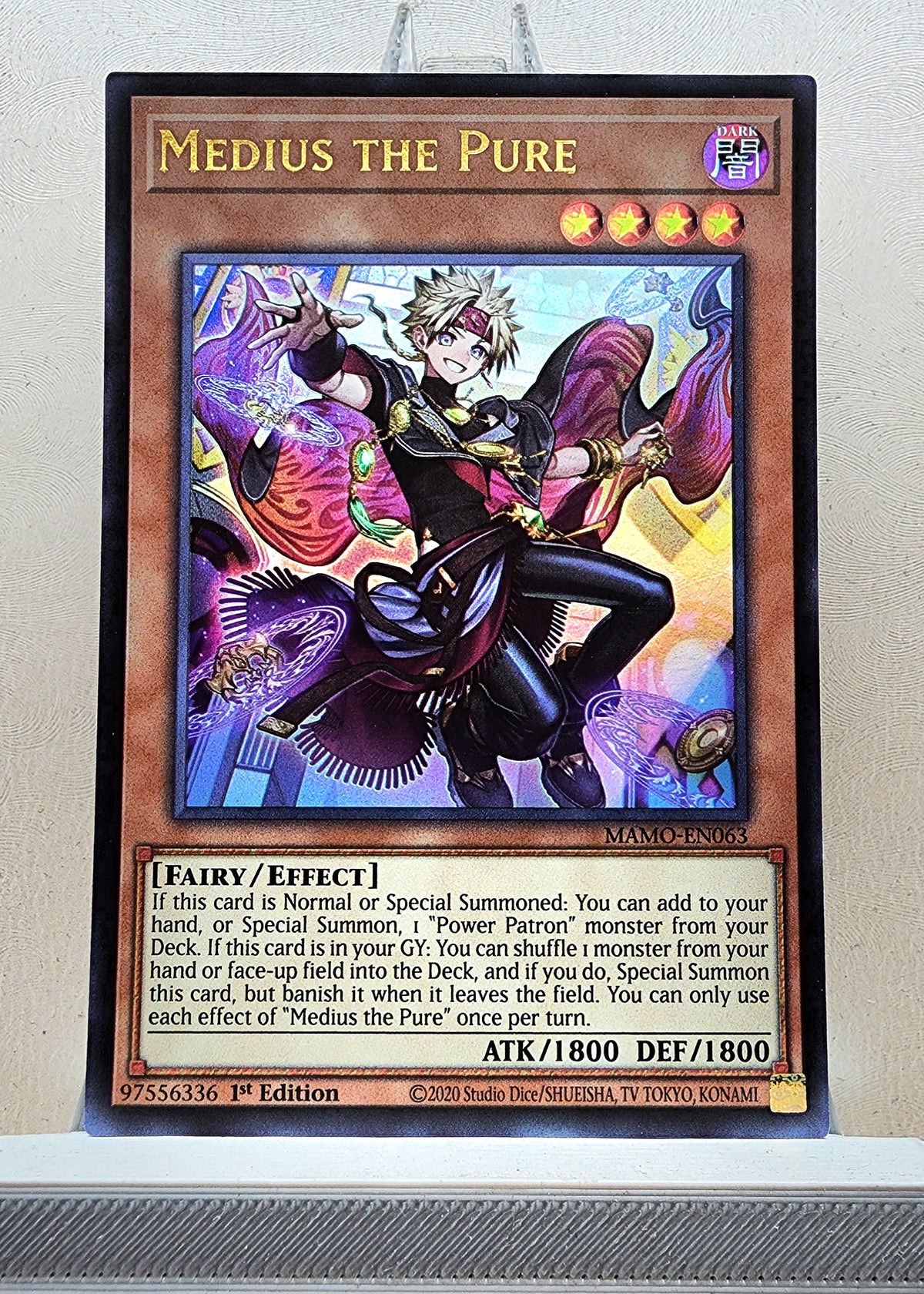 Yugioh! 1x Medius the Pure (MAMO - Ultra Rare) 1st Edition