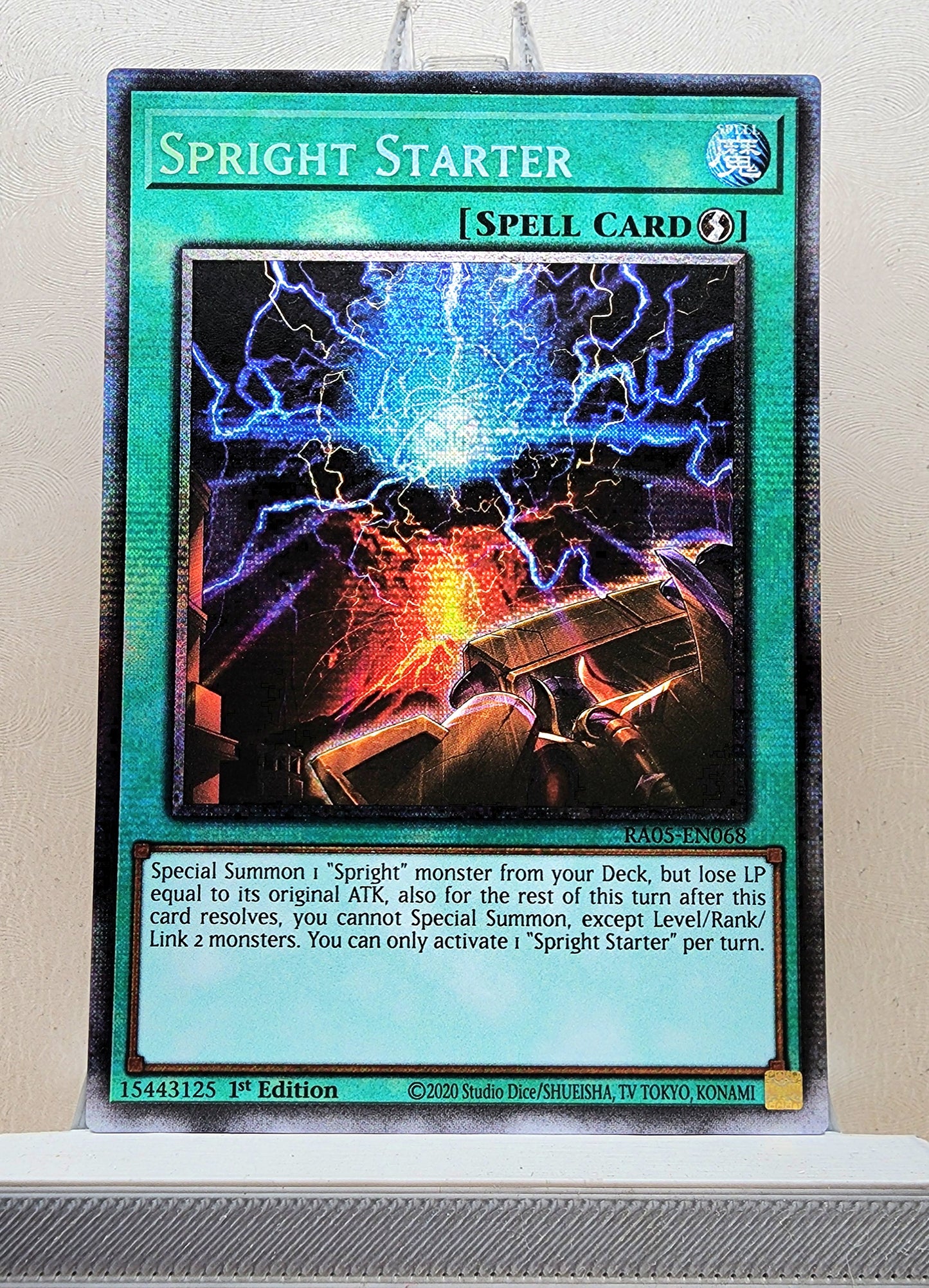 Yugioh! 1x Spright Starter (RA05 - Starlight Rare) 1st Edition