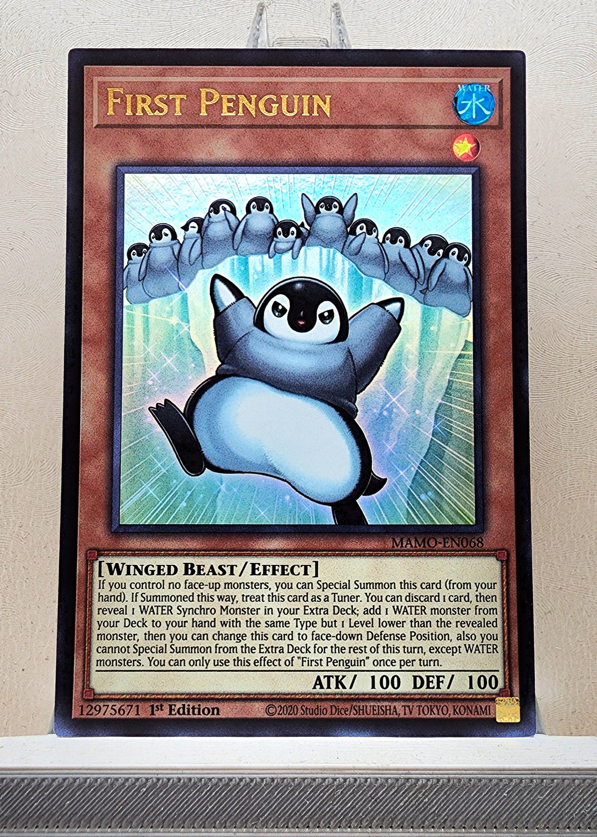 Yugioh! 1x First Penguin (MAMO - Ultra Rare) 1st Edition