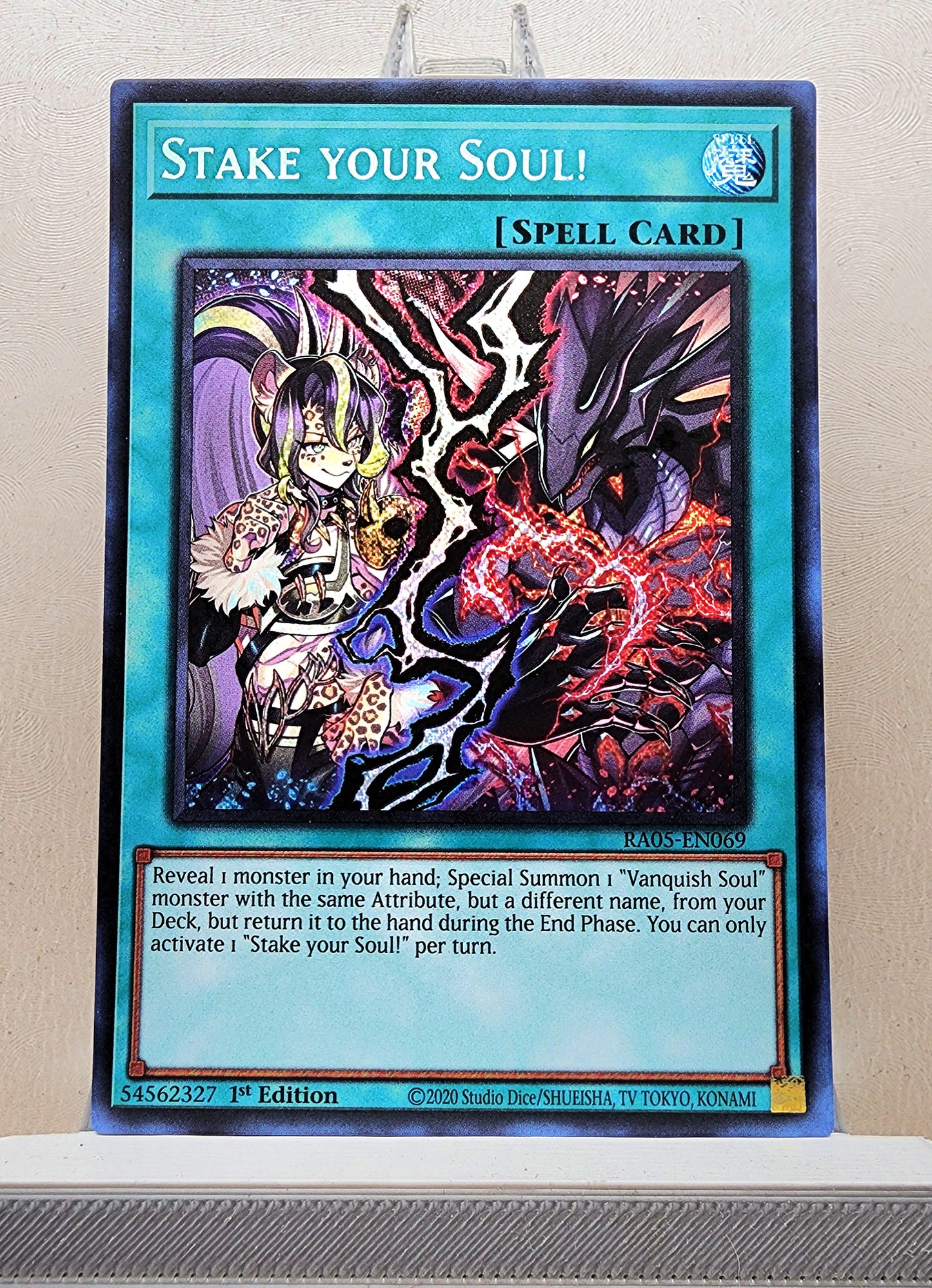 Yugioh! 1x Stake your Soul (RA05 - Secret Rare) 1st Edition
