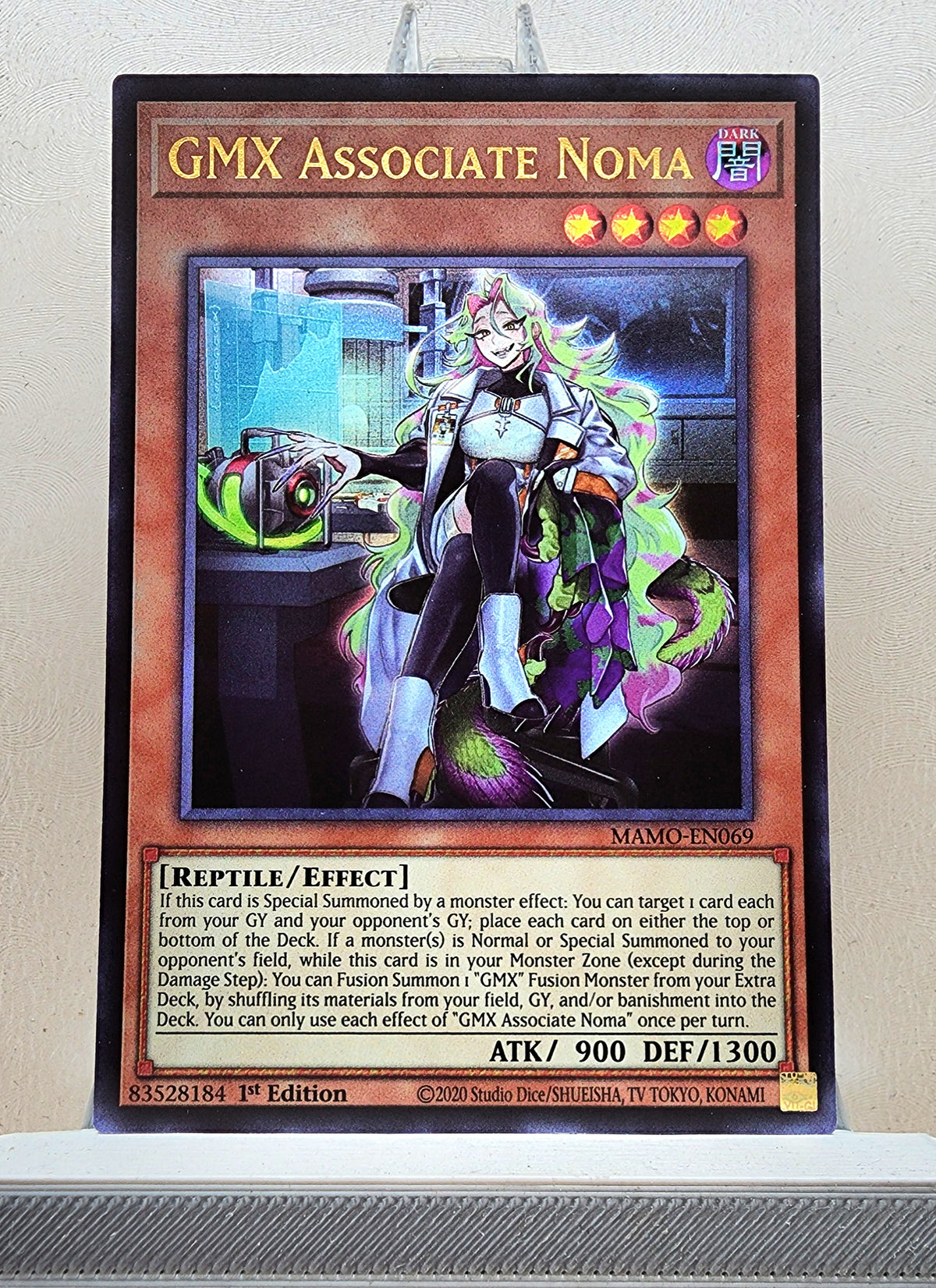Yugioh! 1x GMX Associate Noma (MAMO - Ultra Rare) 1st Edition
