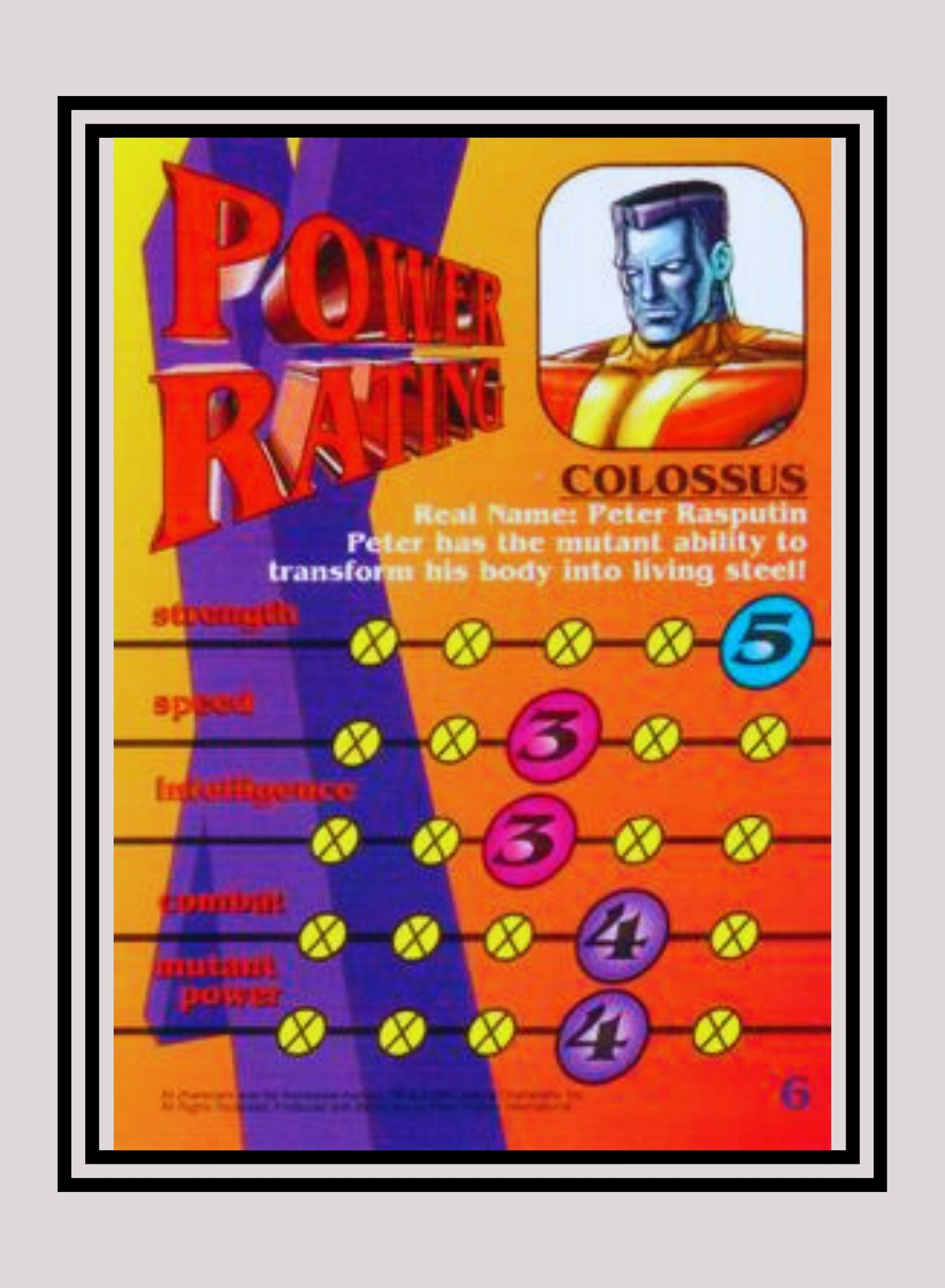 Marvel! 1x Colossus - Base (#06 - 1997 Fleer X-Men International)