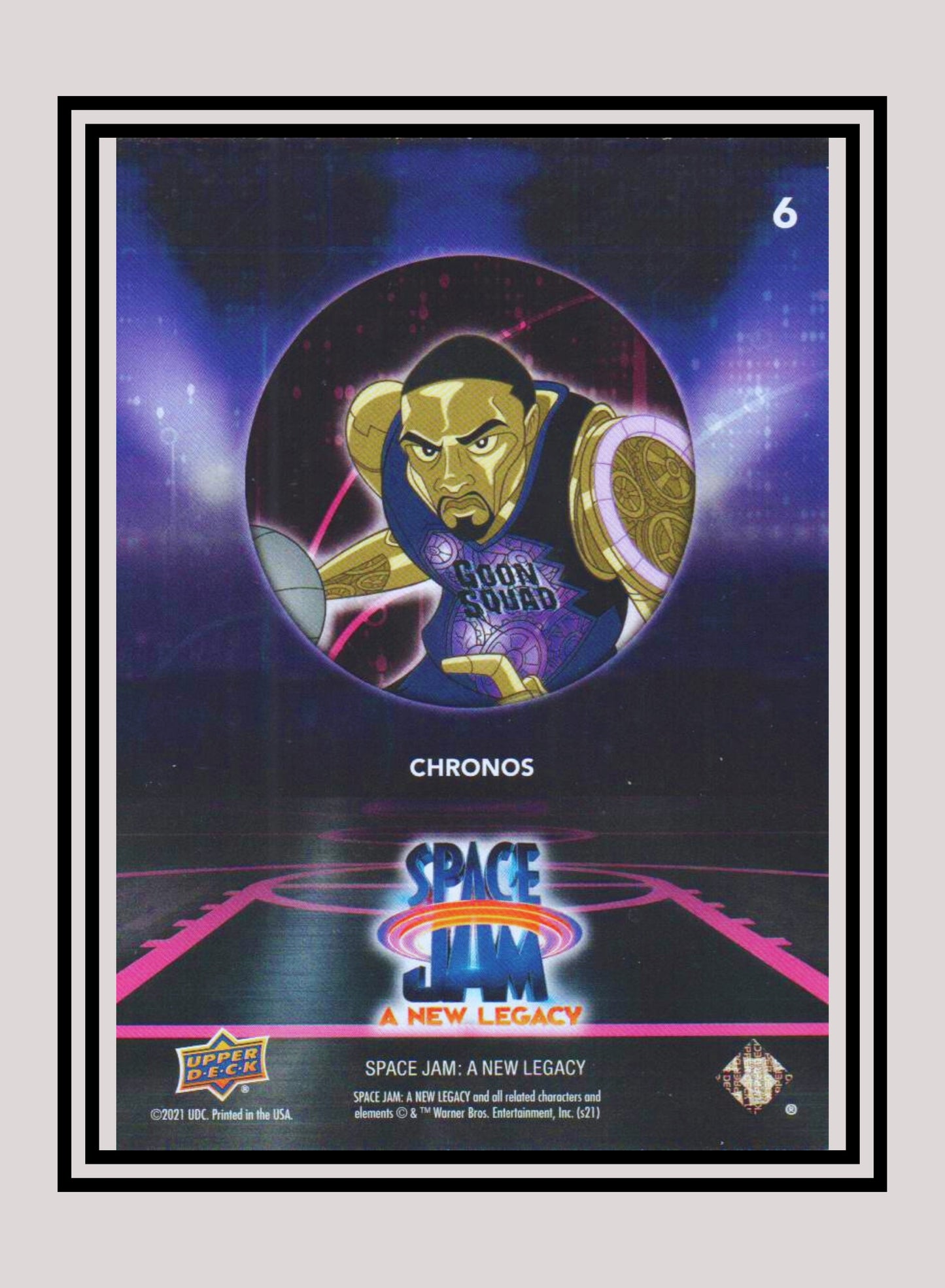 1x Chronos - Base/Blue Parallel (#06 - 2021 Upper Deck Space Jam: A New Legacy)