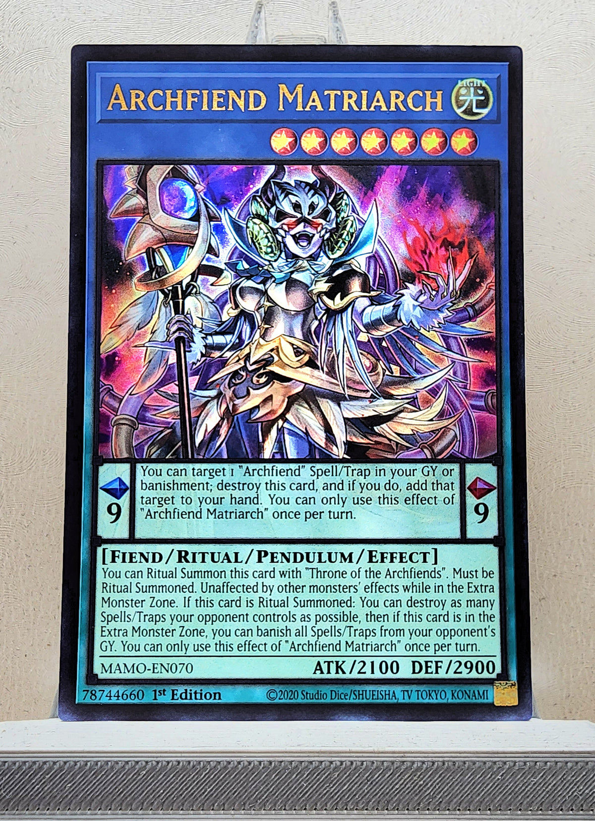Yugioh! 1x Archfiend Matriarch (MAMO - Ultra Rare) 1st Edition